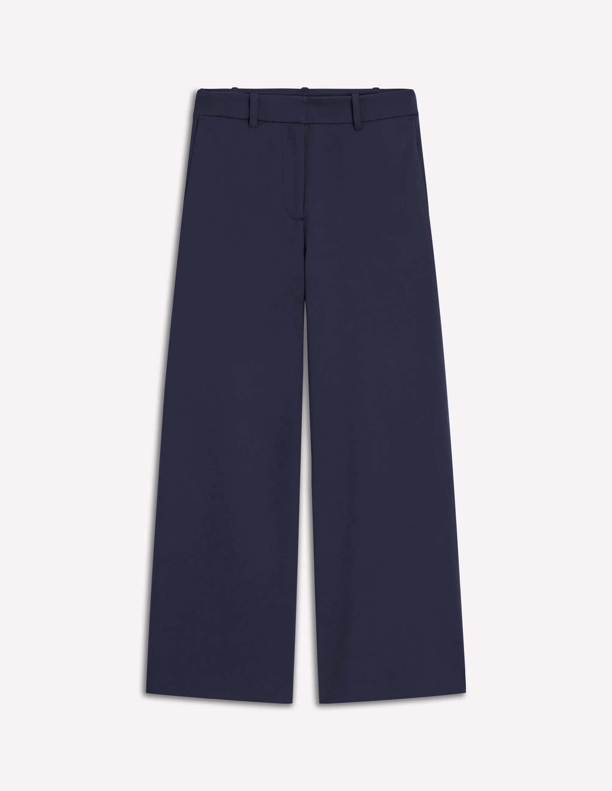 Belgravia Ponte Crop Trousers-Navy urban commuter