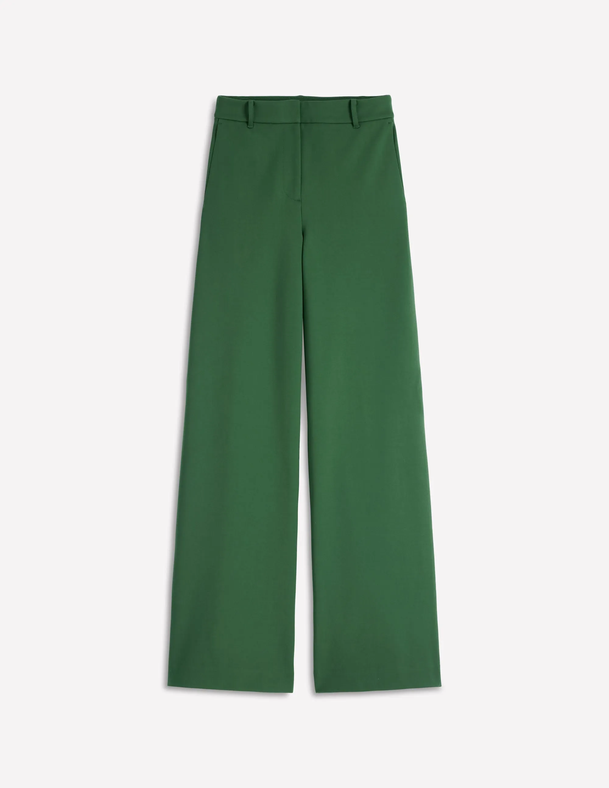 Belgravia Ponte Trousers-Hunter Green petite fit