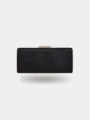 Black Satin Clutch practical style