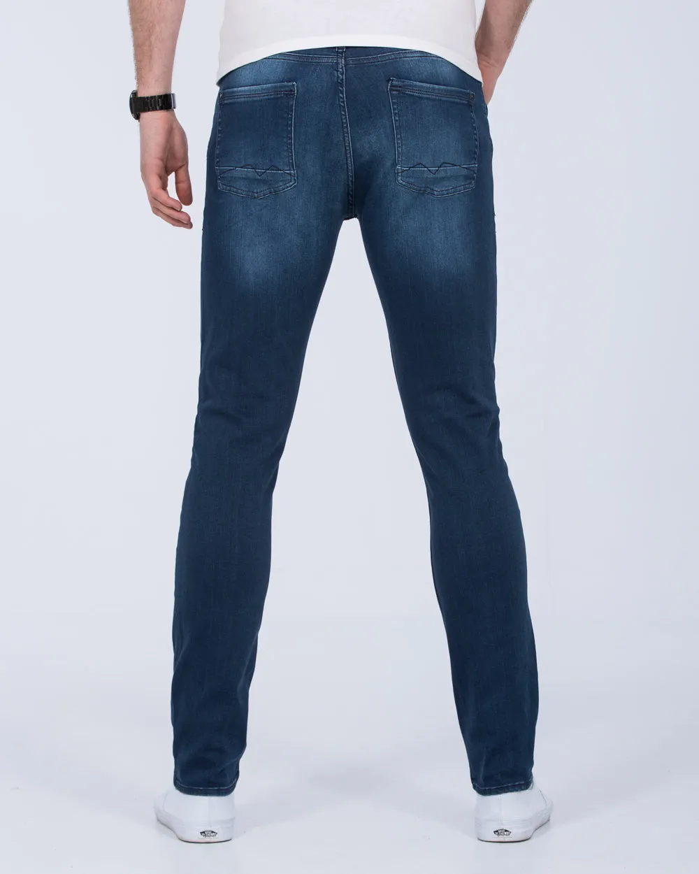 Blend Jet MultiFlex Slim Fit Tall Jeans (dark denim blue) layer style