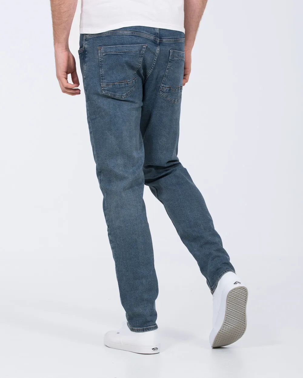 Blend Thunder Relaxed Fit Tall Jeans (mid blue) casual style