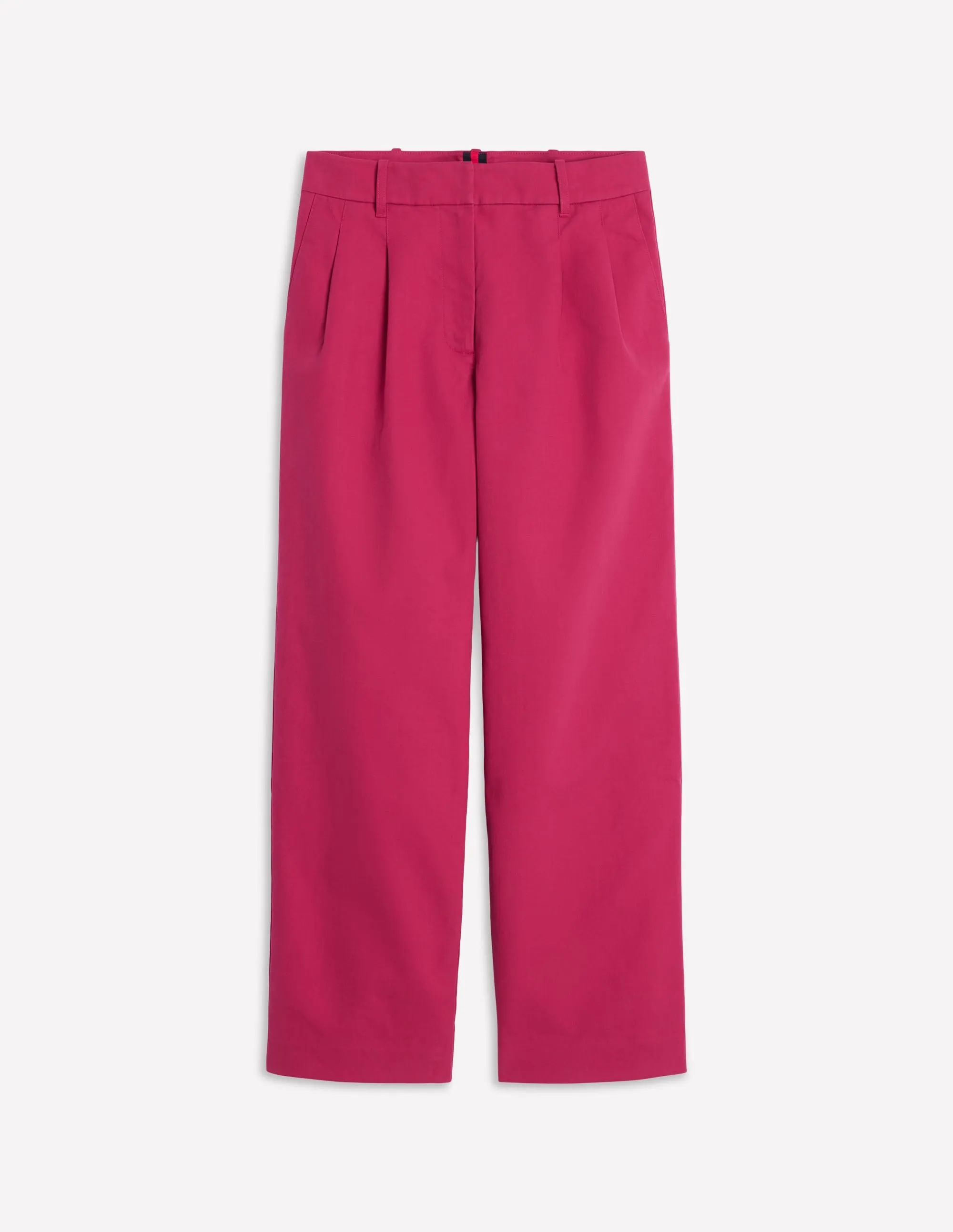 Bloomsbury Cotton Trousers-Bright Cherry practical design