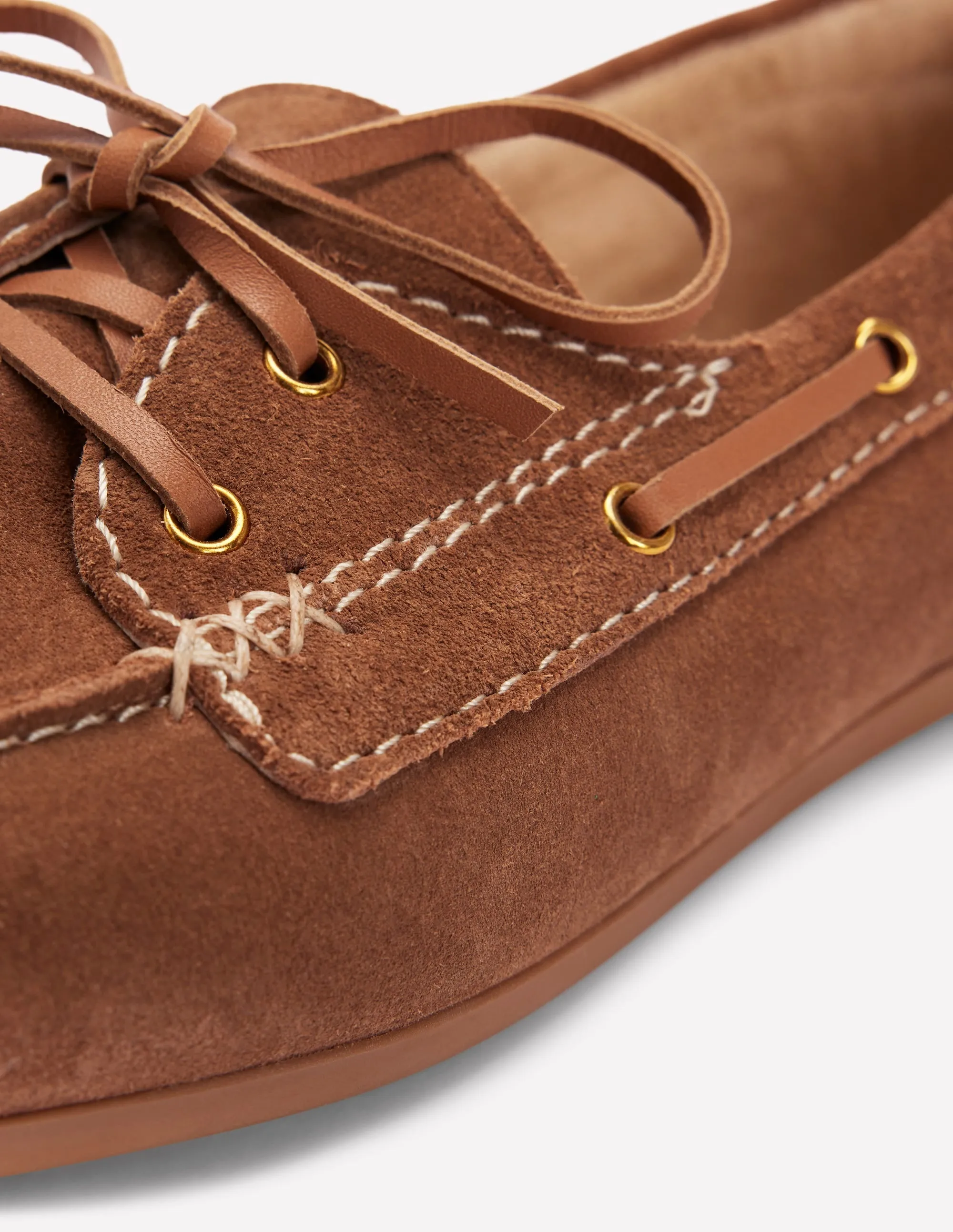 Boat Shoes-Tan premium material