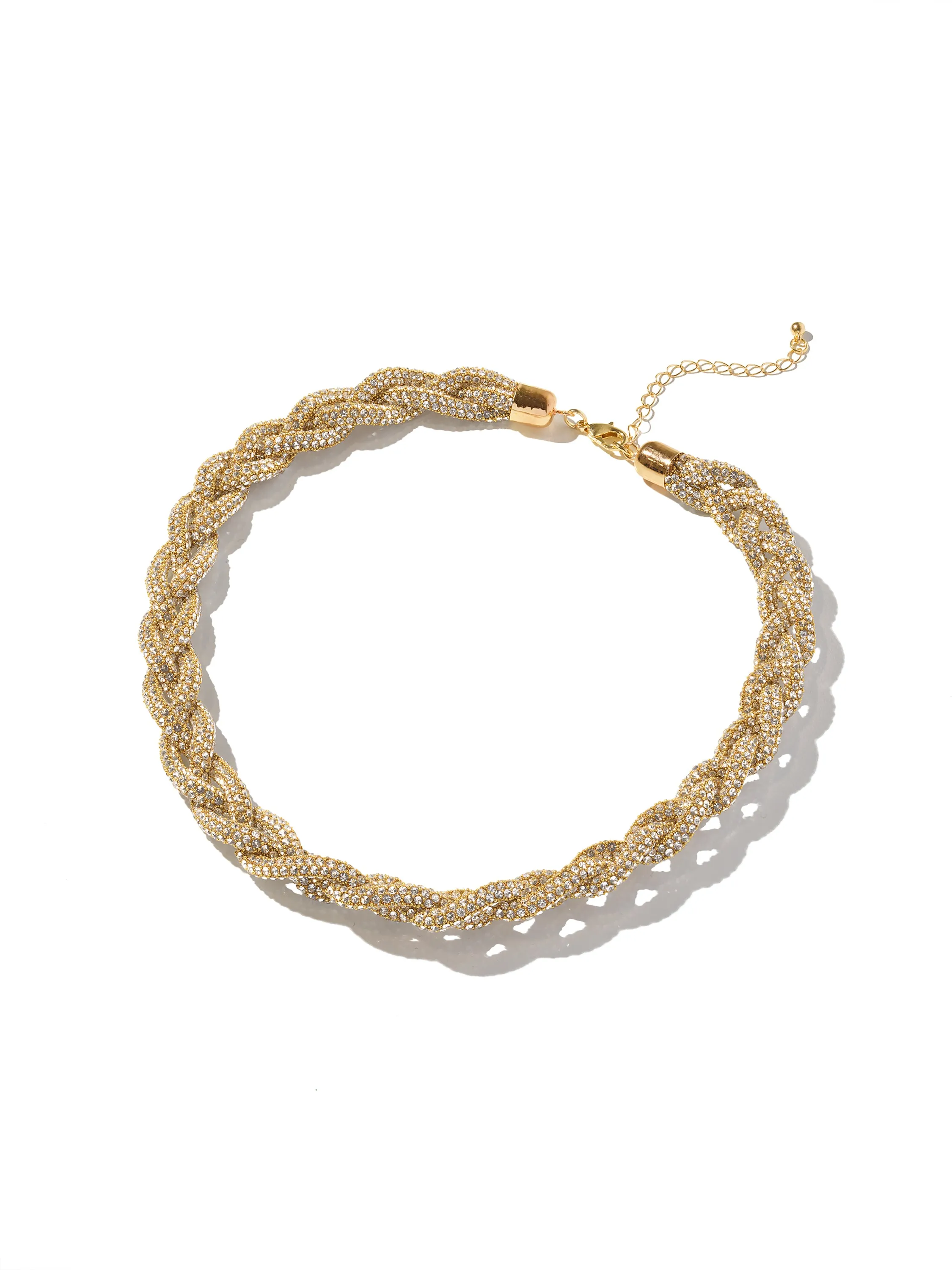 Braided Gem Necklace boating day