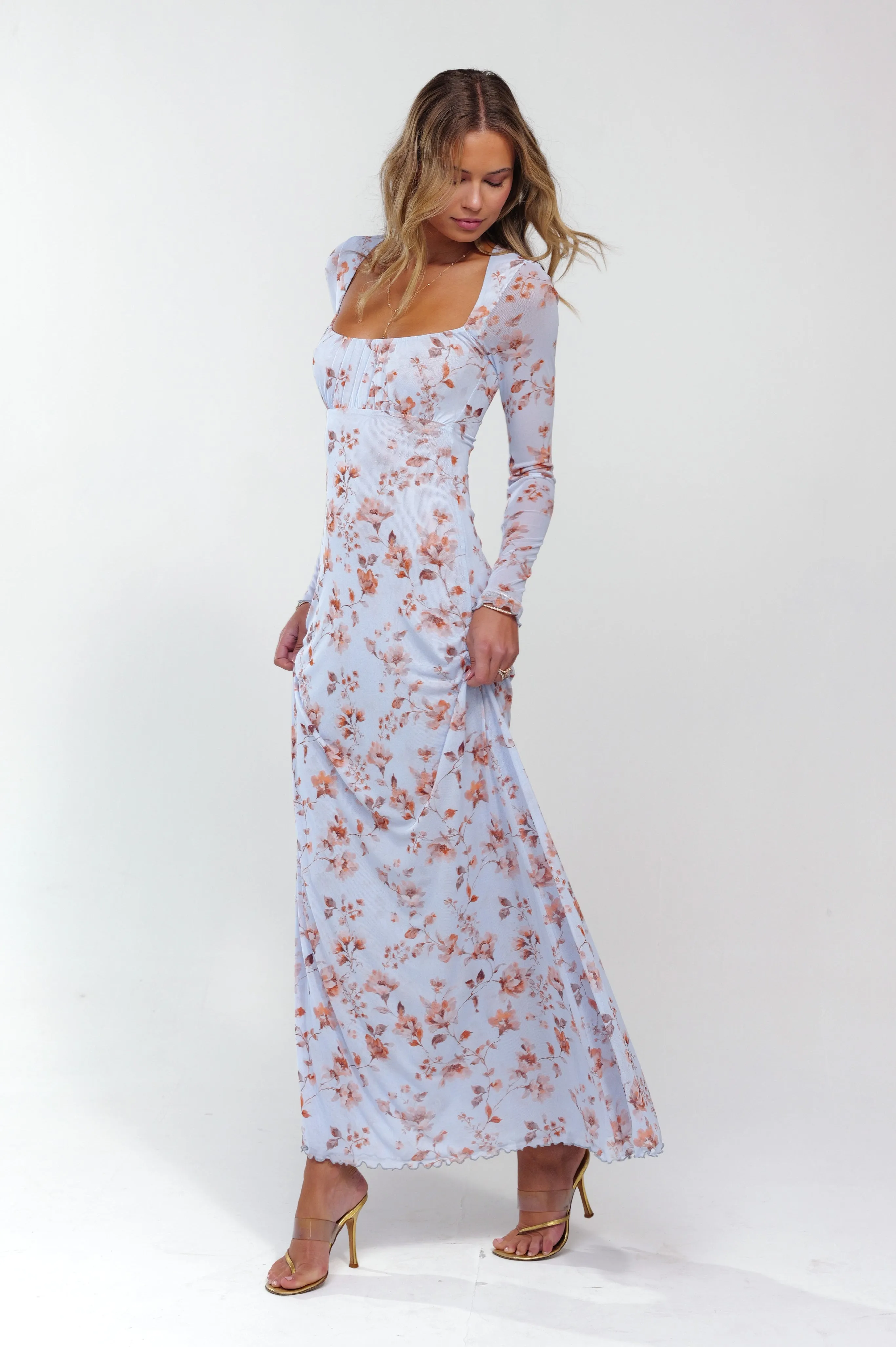 Brittany Dress in Whimsy natural texture
