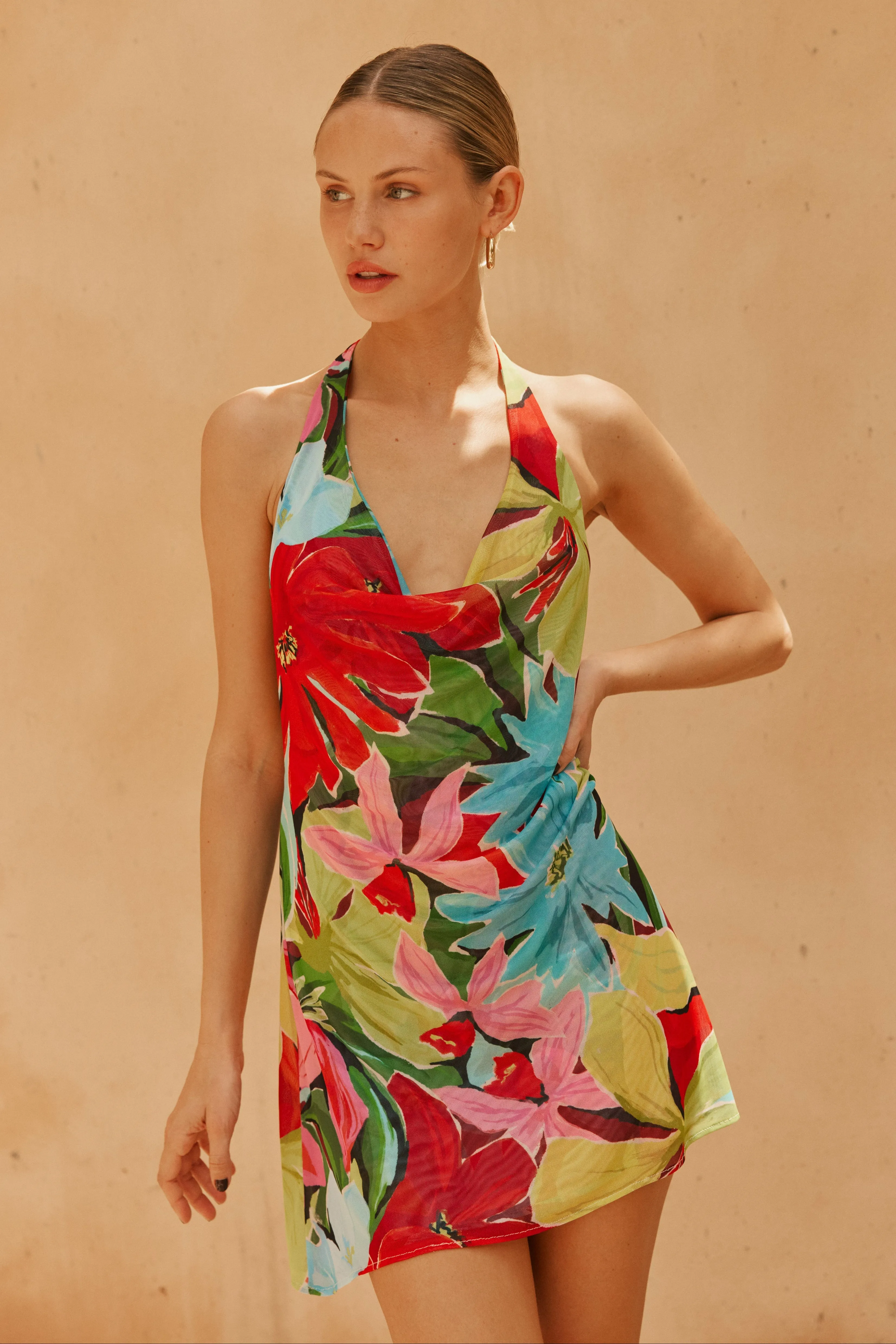 Bruna Dress in Tropicana urban trend