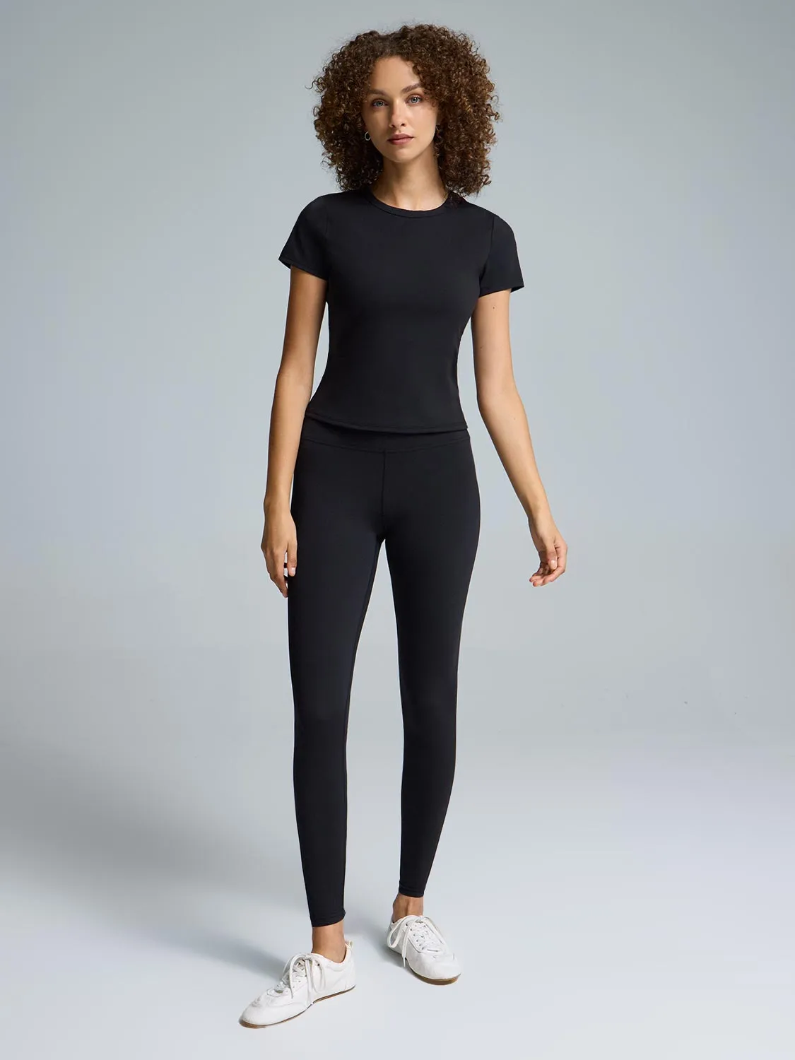 Brushed Cropped T-Shirt Subtle Cool