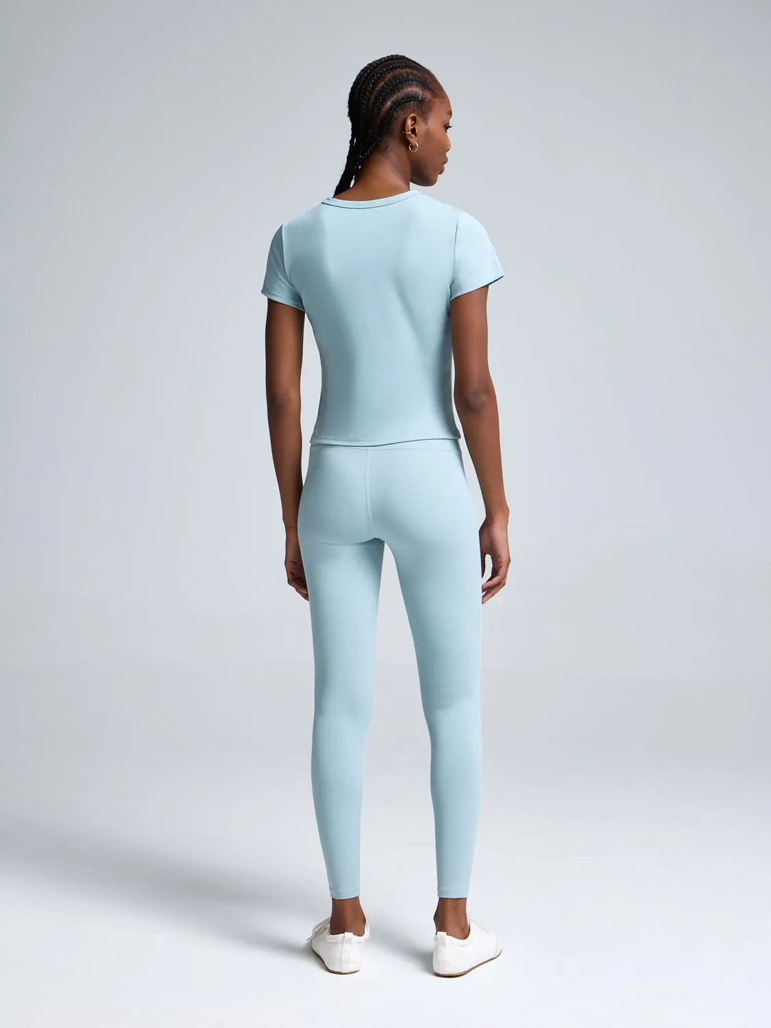 Brushed Cropped T-Shirt Smart Basics