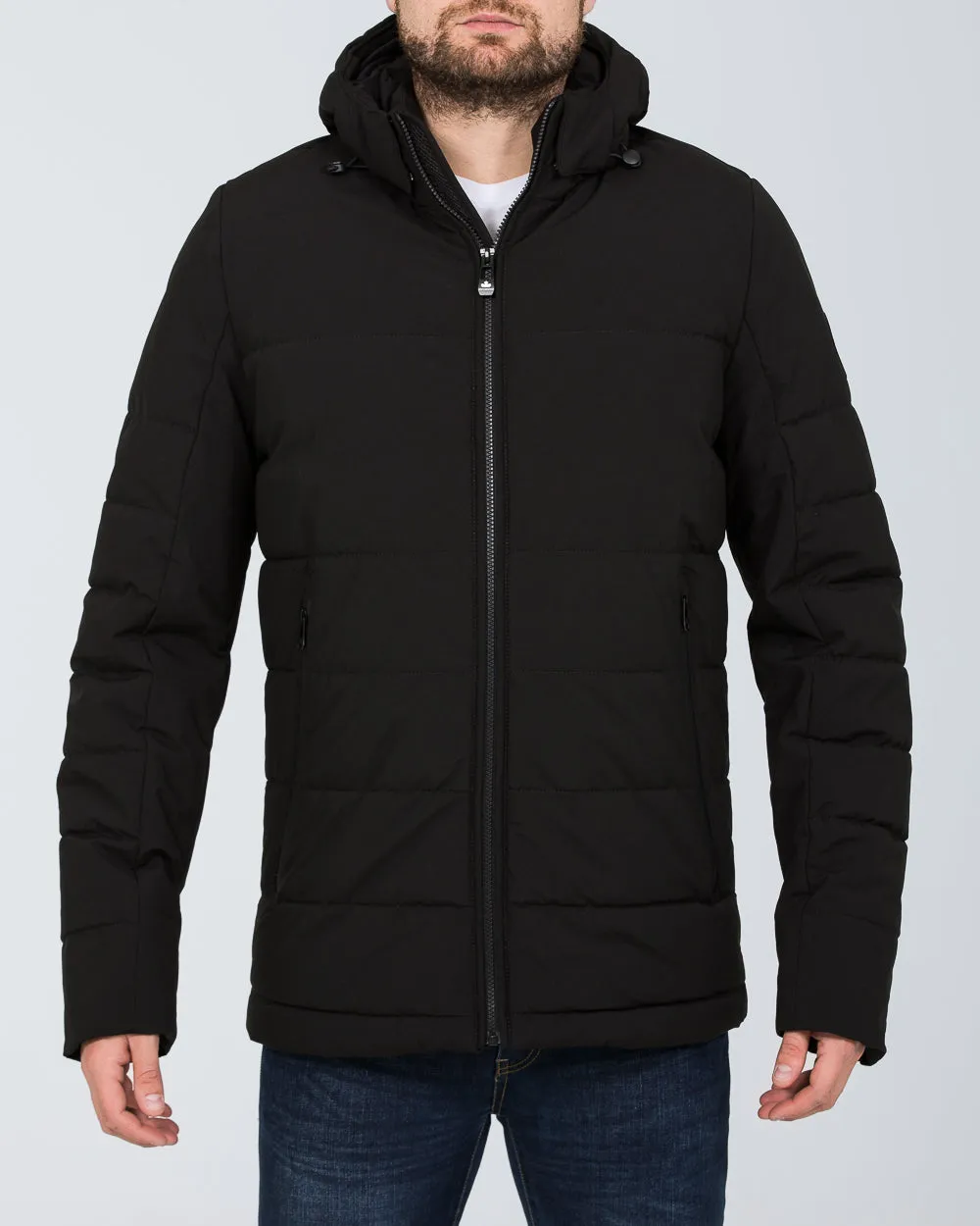 Cabano Tall Waterproof Puffer Jacket (black) throw-on staple