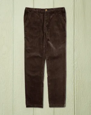Camden Pant in Chestnut Corduroy functional pockets