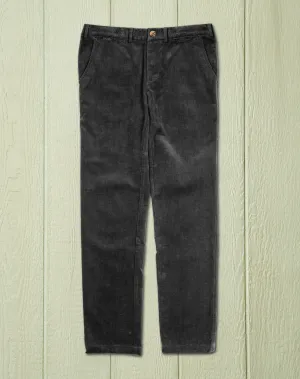 Camden Pant in Graphite Corduroy hidden compartments