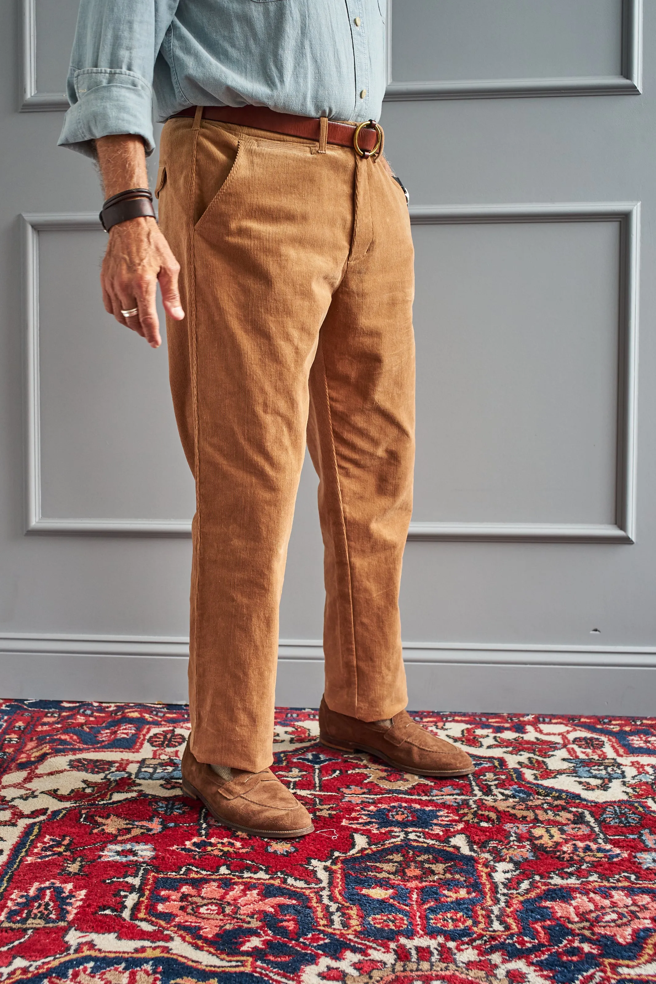 Camden Pant in Khaki Corduroy seasonal collection