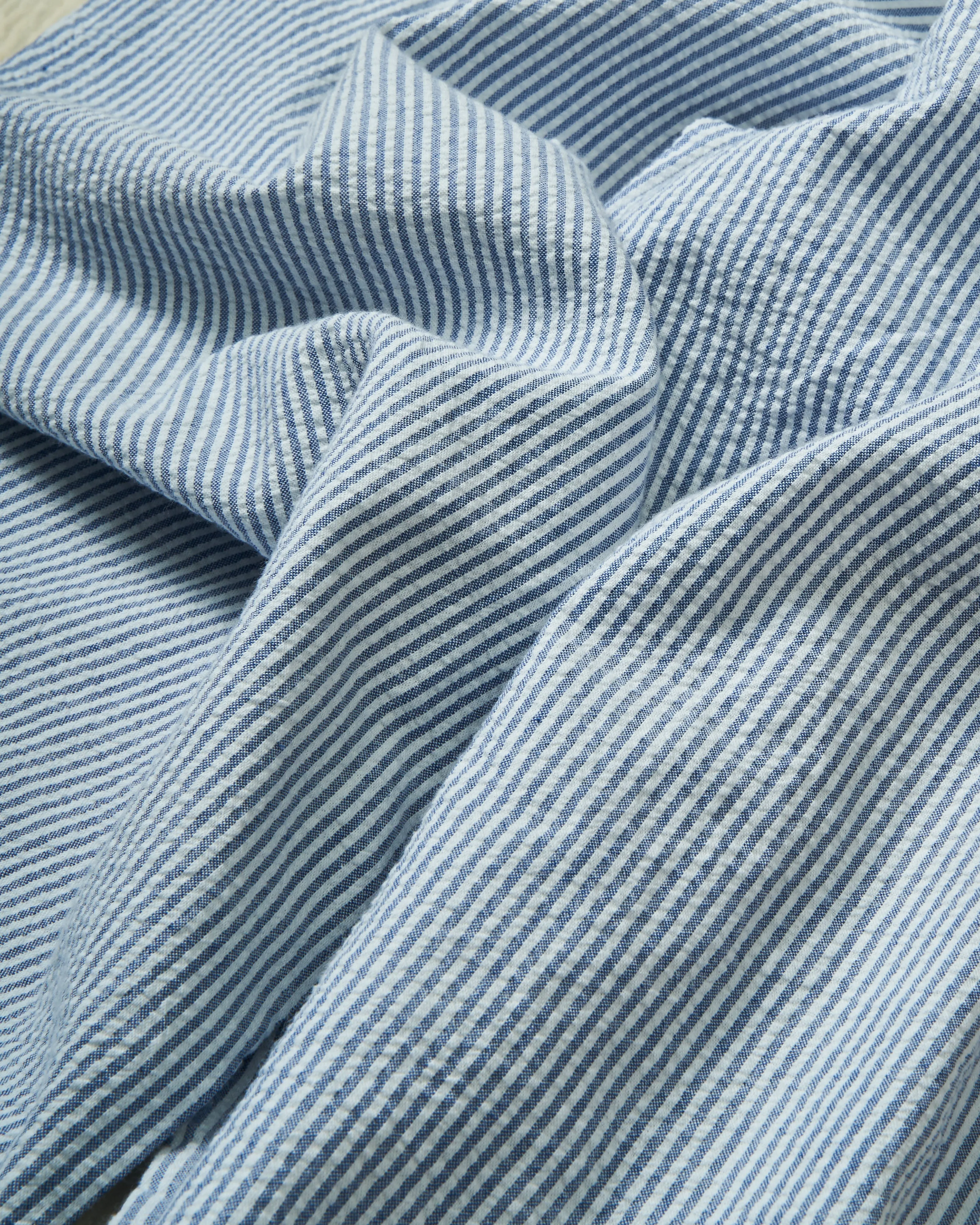 Camden Pant in Navy Seersucker holiday mood
