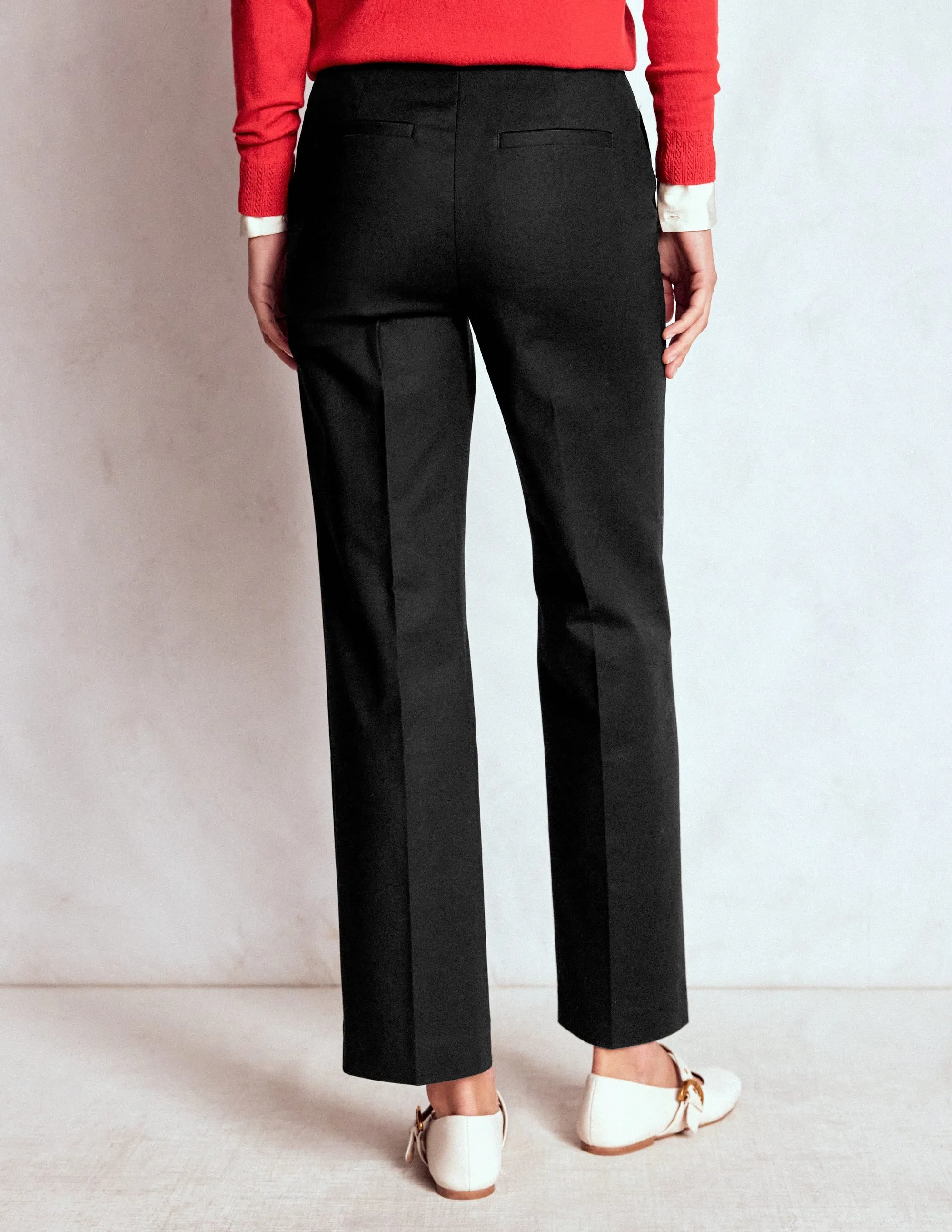 Canonbury 7/8 Trousers-Black windproof layer