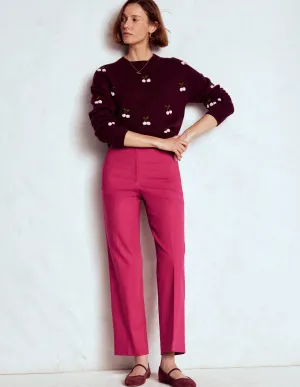 Canonbury 7/8 Trousers-Bright Cherry quick change