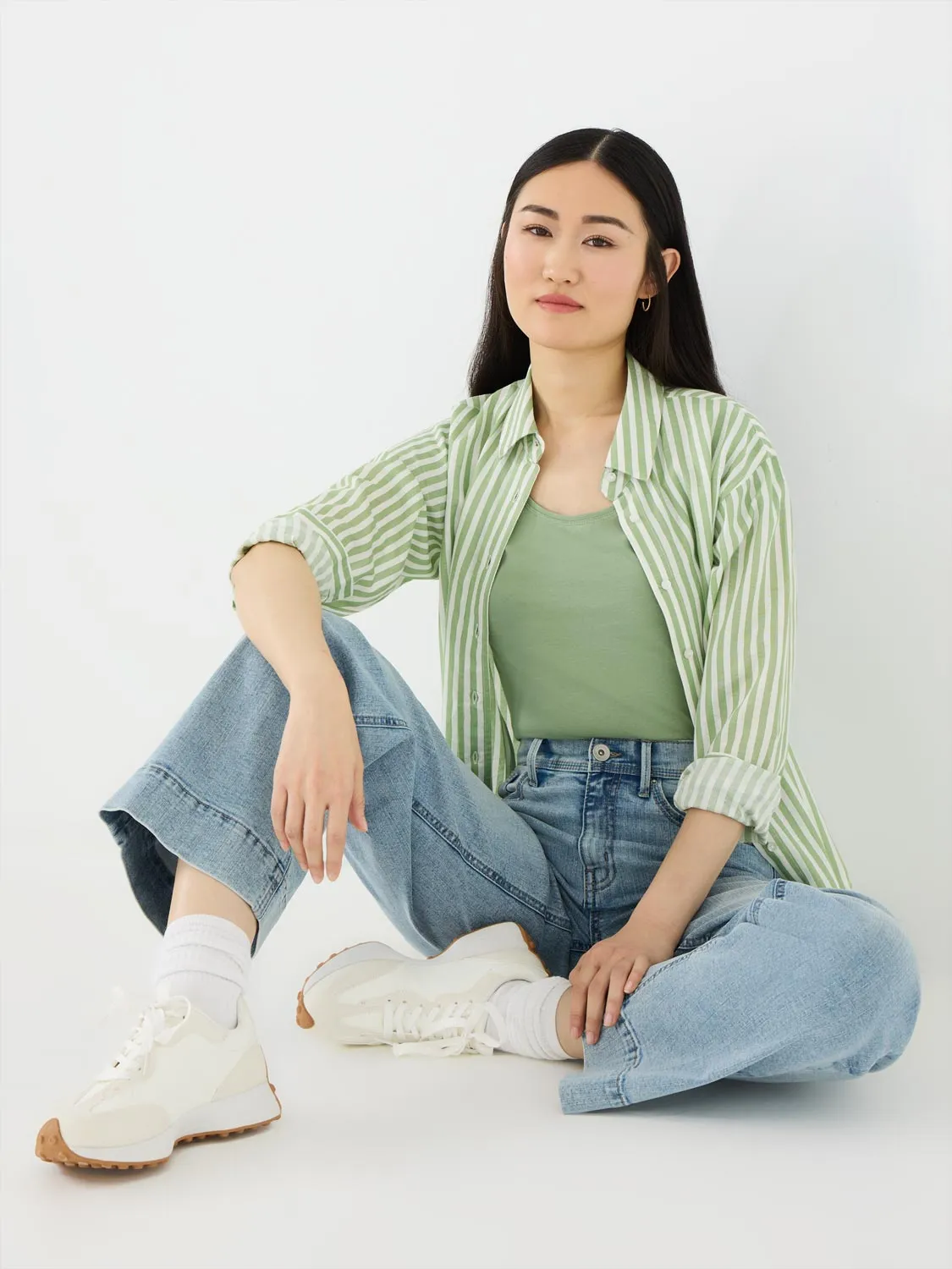 Cap Sleeve T-Shirt Airy Feel