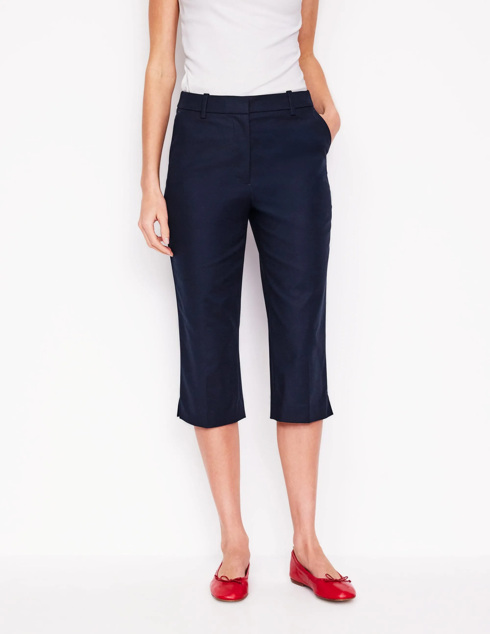 Capri Trousers-Navy sports event
