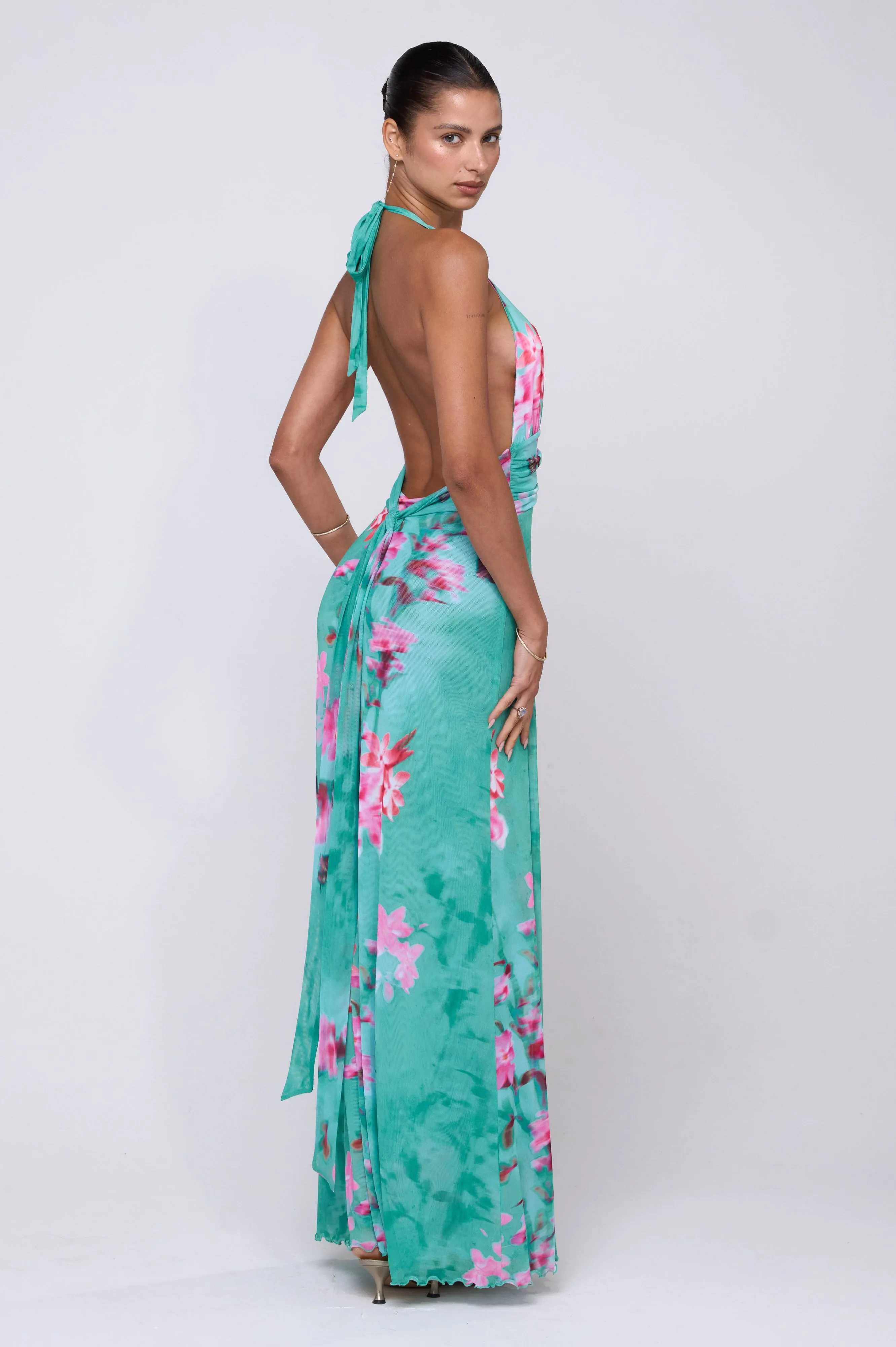 Chelsea Maxi Dress in Clearwater warm comfort