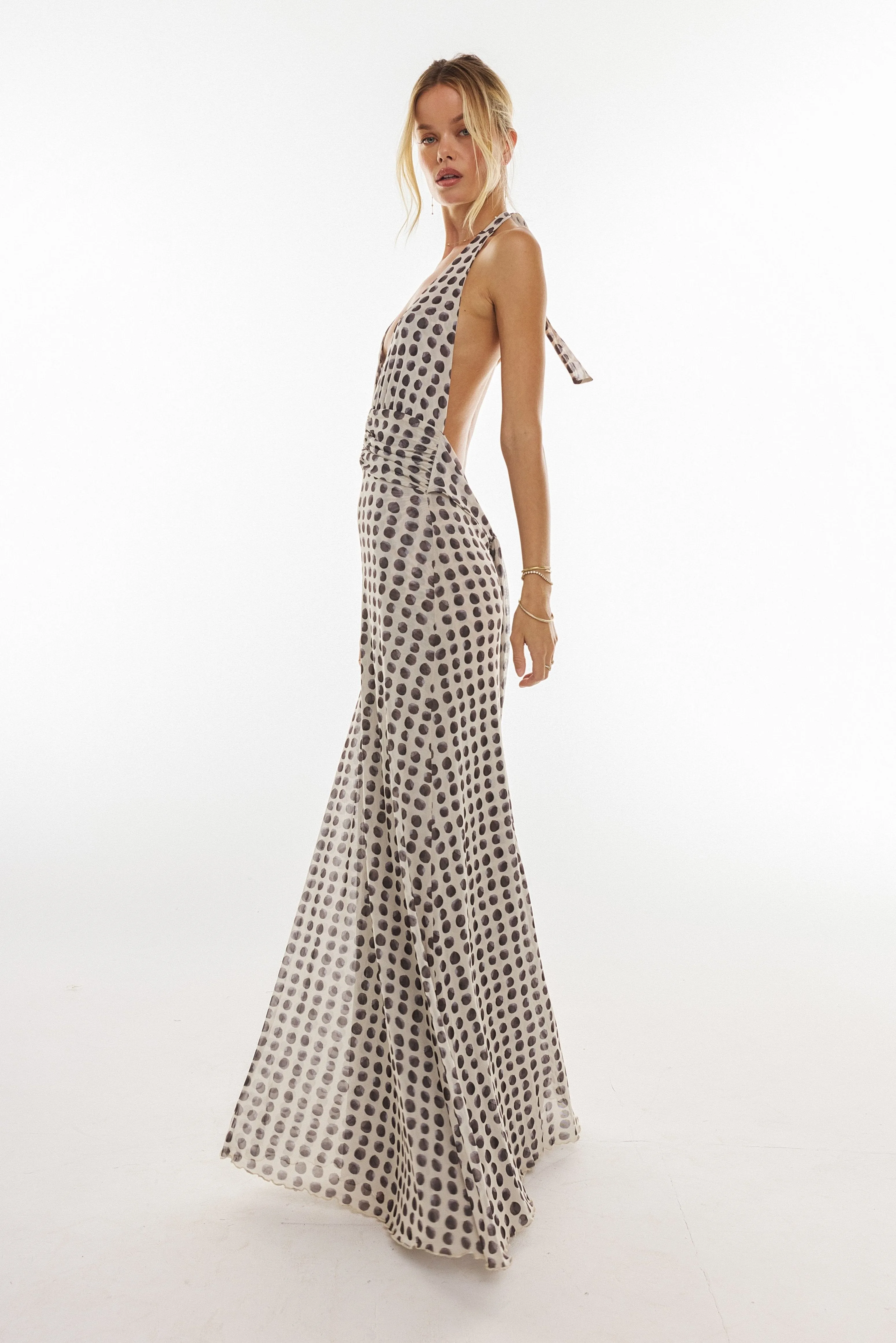 Chelsea Maxi Dress in Eclipse outdoor concert