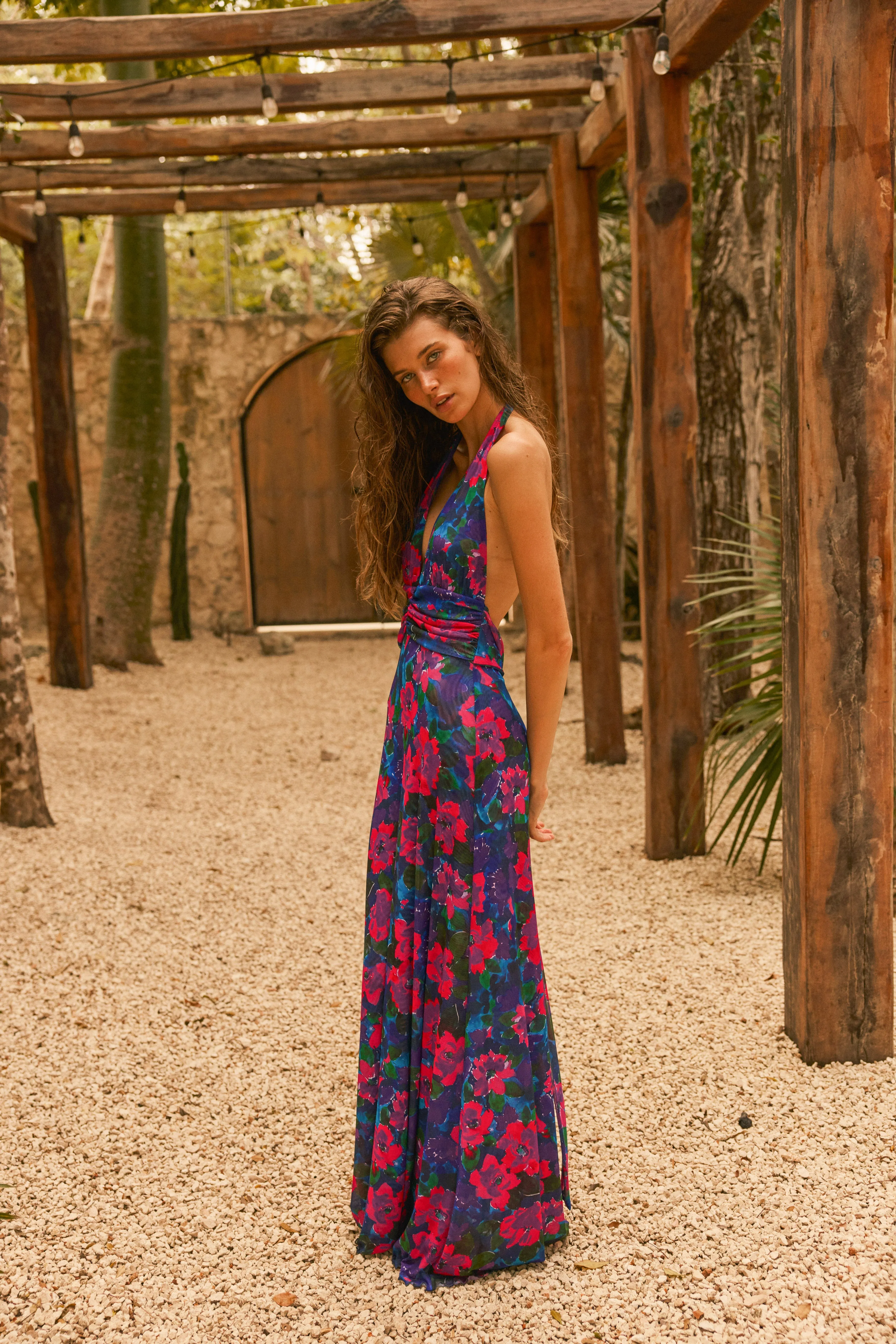 Chelsea Maxi Dress in Lanai urban escape