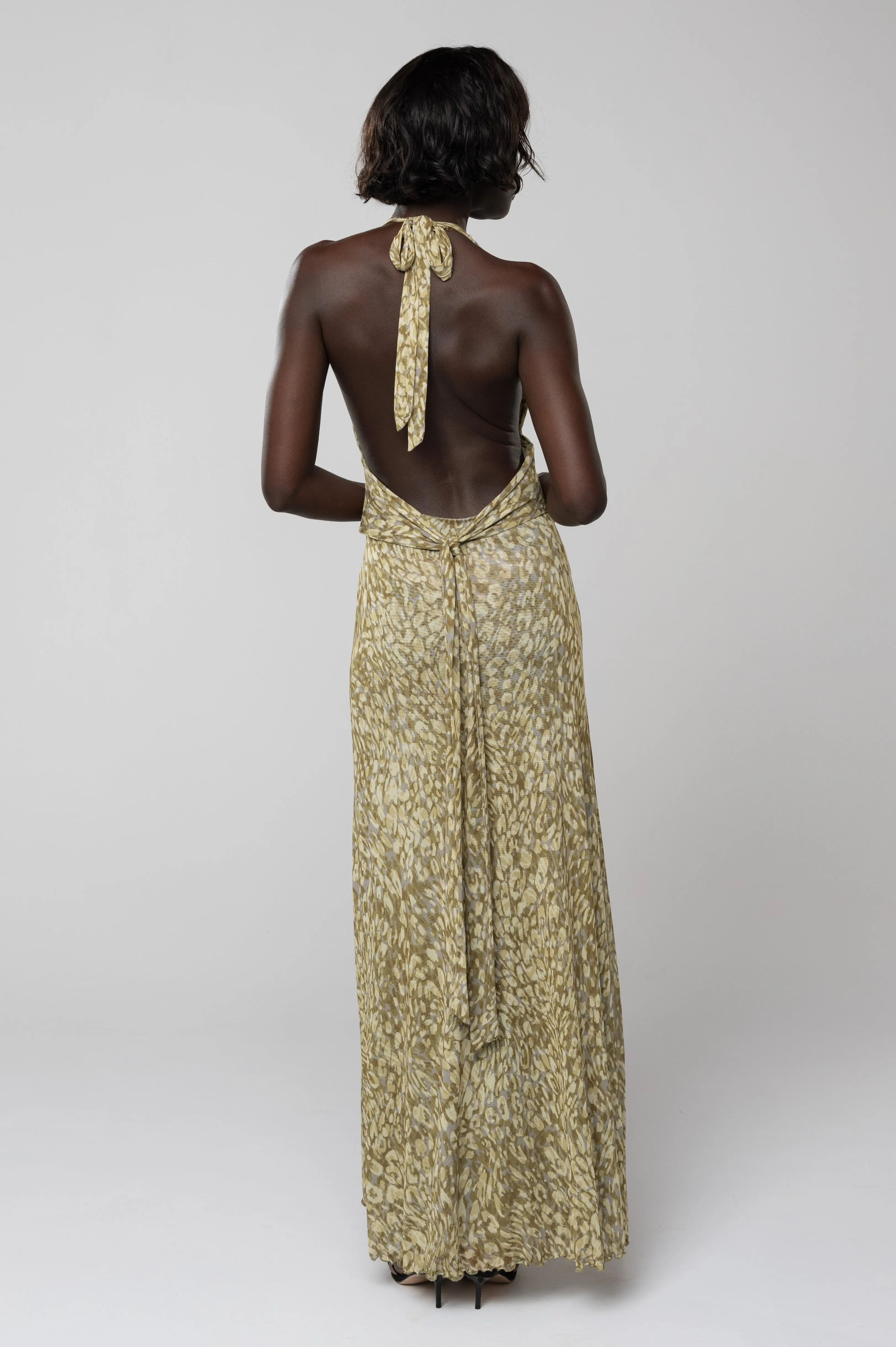 Chelsea Maxi Dress in Sardinia feminine details