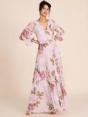 Chiffon Floral Gown holiday trip