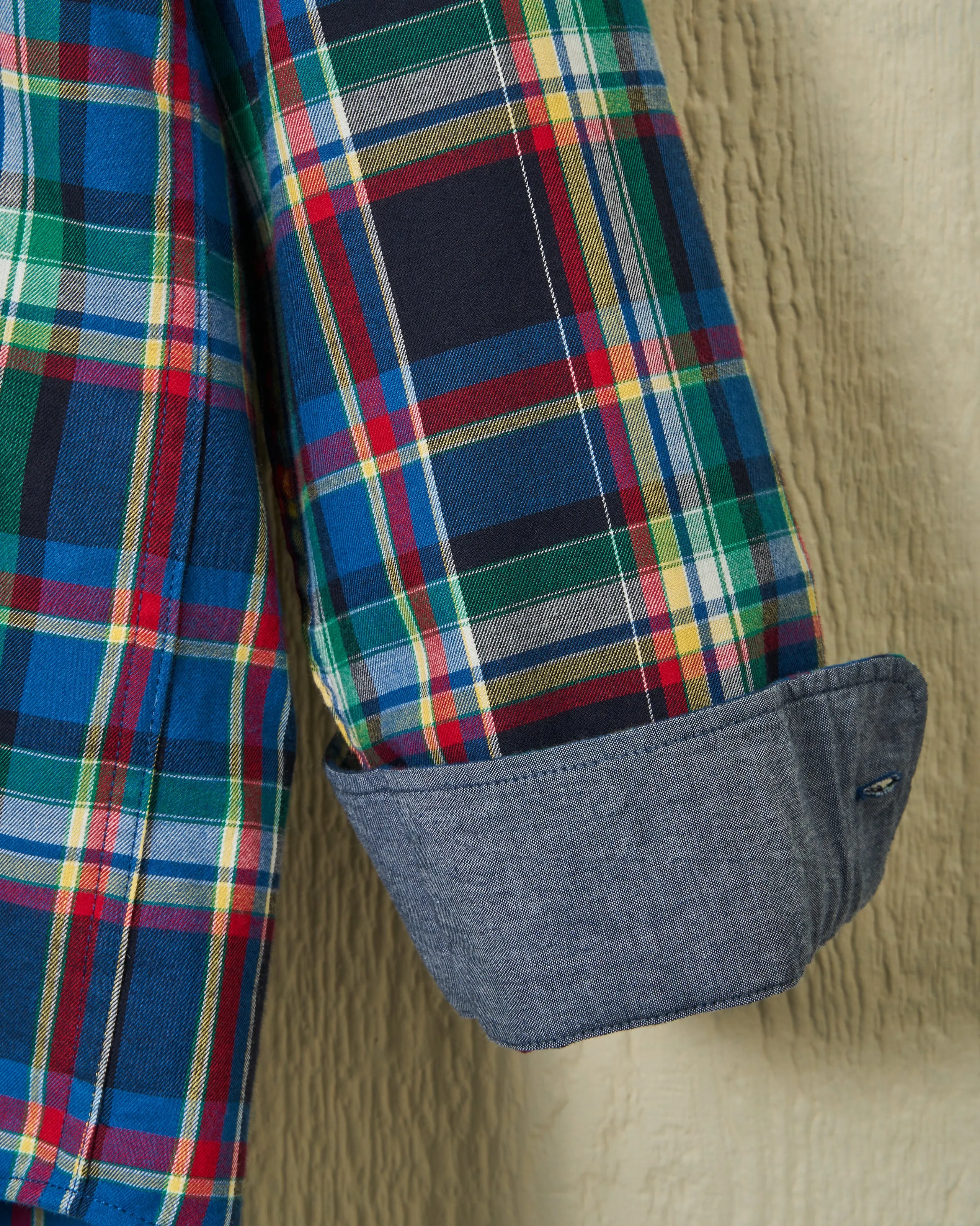 Chore Shirt in Navy Multi Tartan Mood Fix