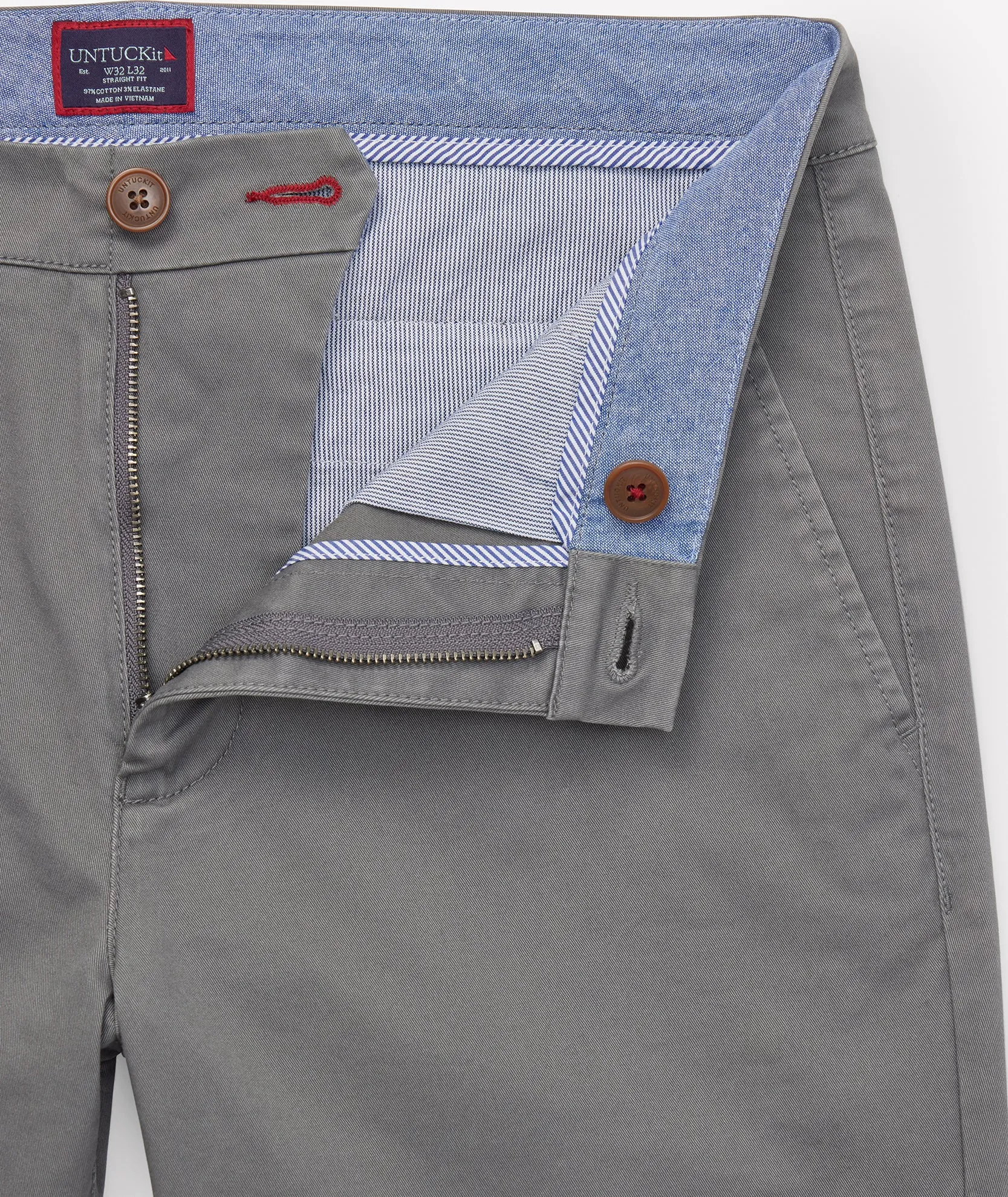 Classic Chino Pants handmade details
