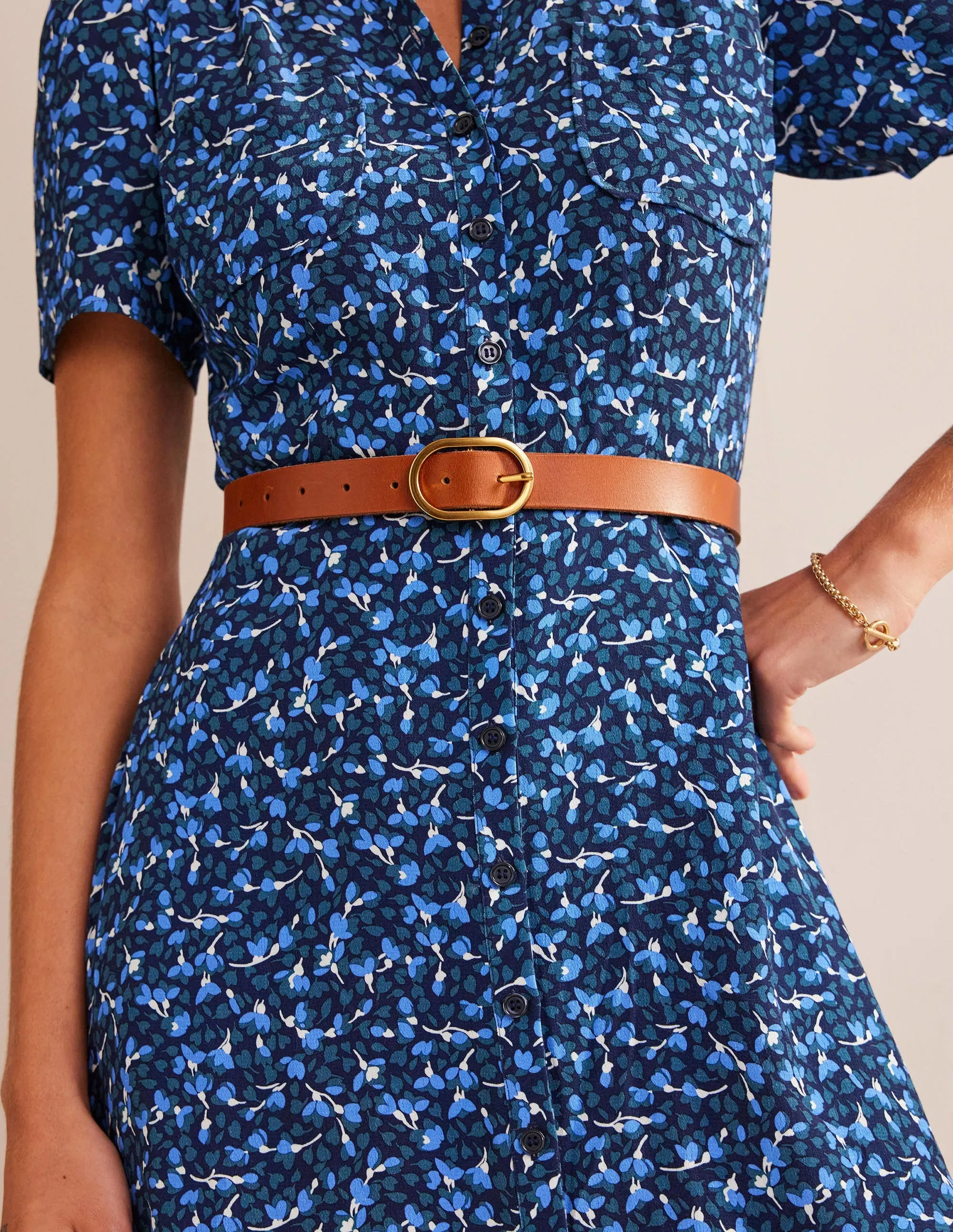 Classic Leather Belt-Tan gift option