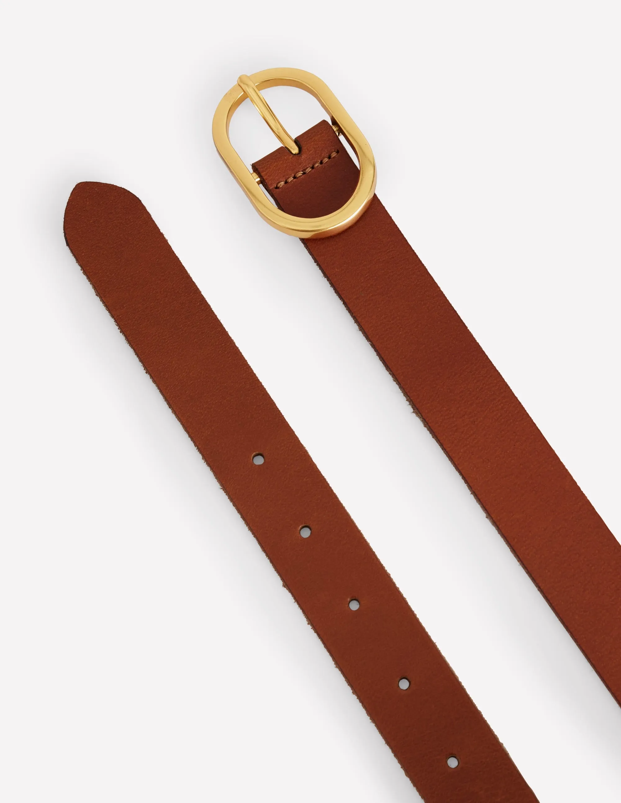 Classic Leather Belt-Tan body match