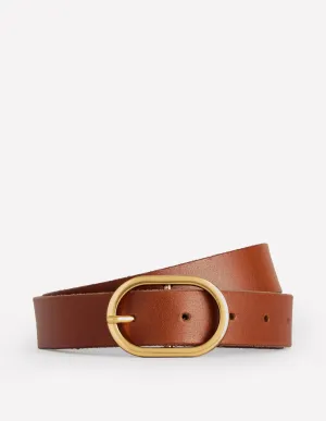 Classic Leather Belt-Tan look upgrade