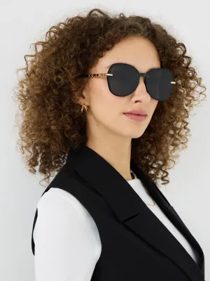 Clear Frame Round Sunglasses comfortable fit