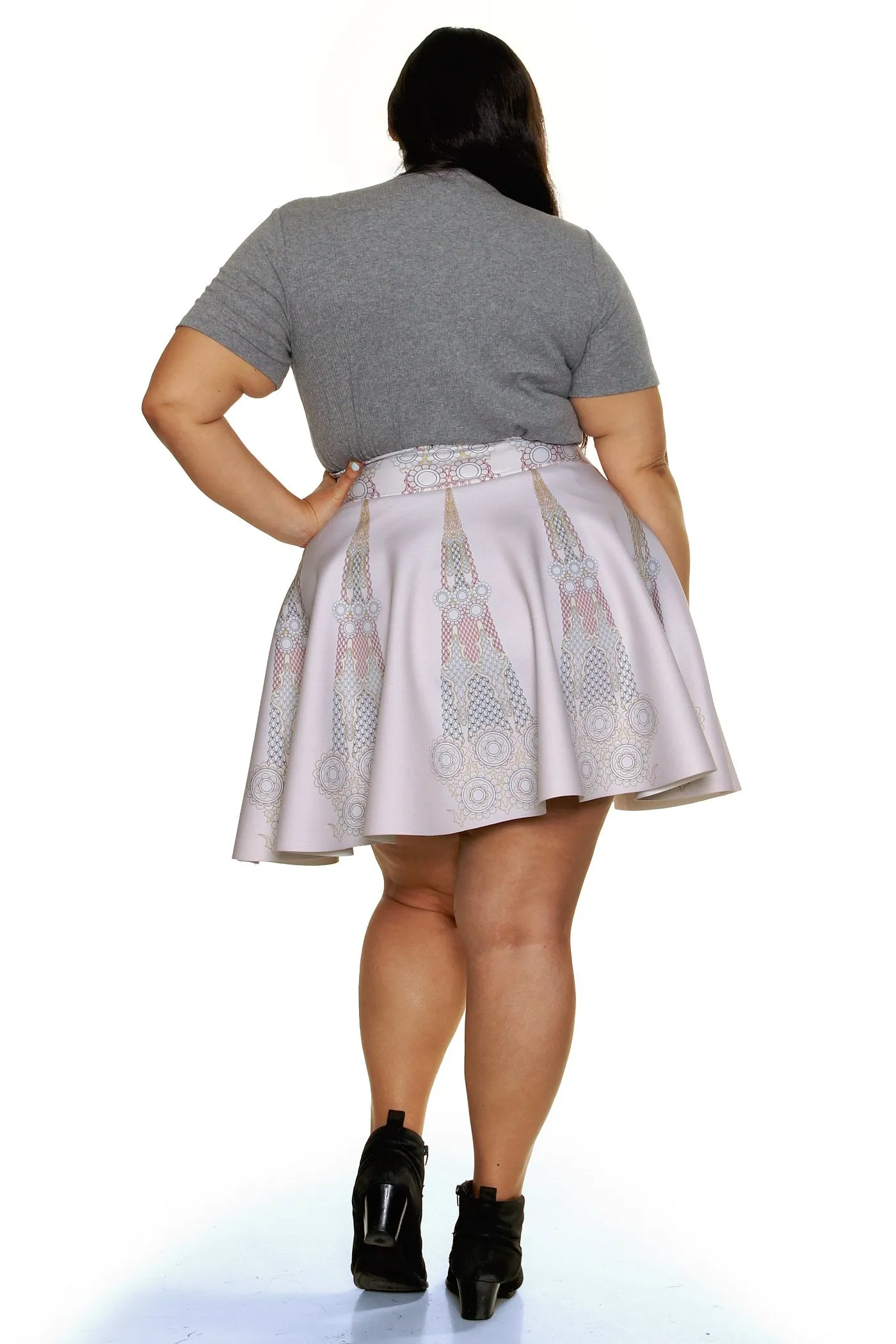 Cloud City Skater Skirt energetic vibe