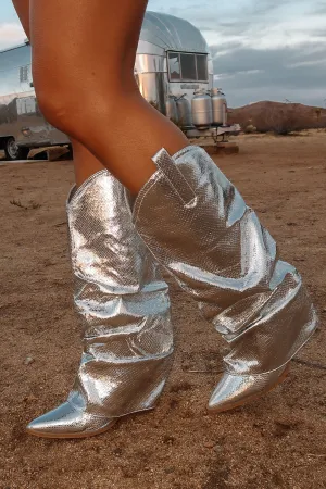 Cody Boots - Silver night reflective