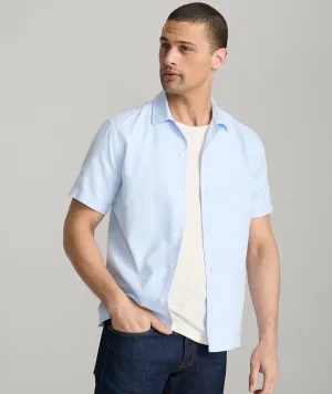 Cotton-Blend Short-Sleeve Hughes Shirt Edge Modern
