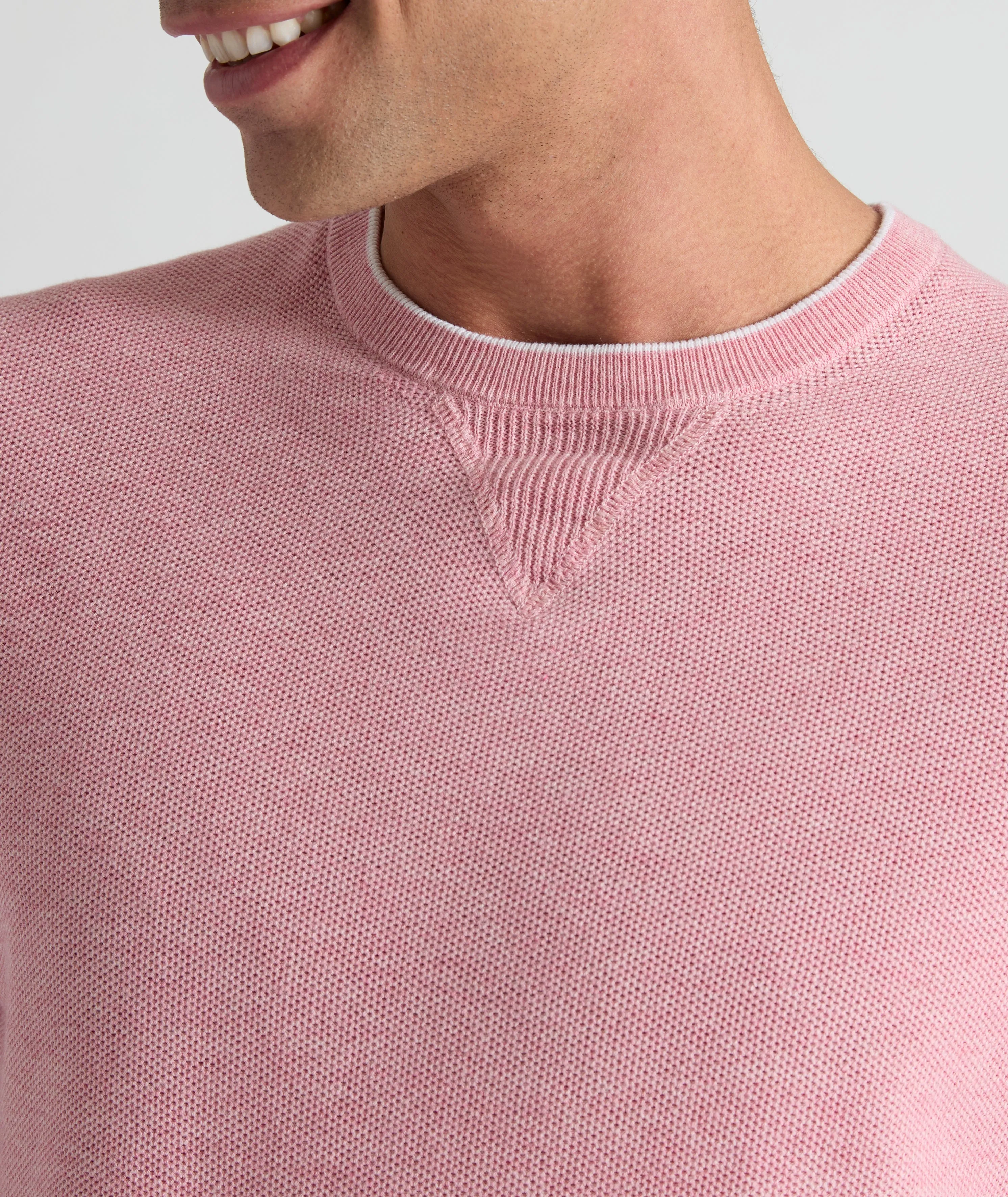 Cotton Crewneck Sweater daily comfort