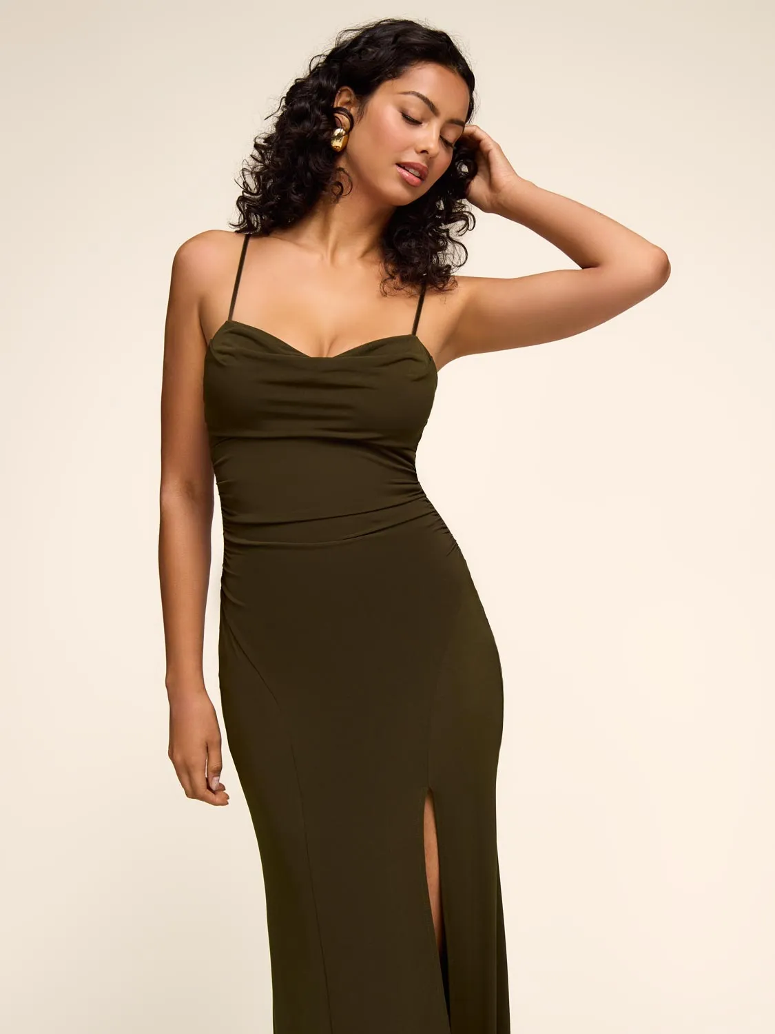 Cowl Neck Gown autumn collection
