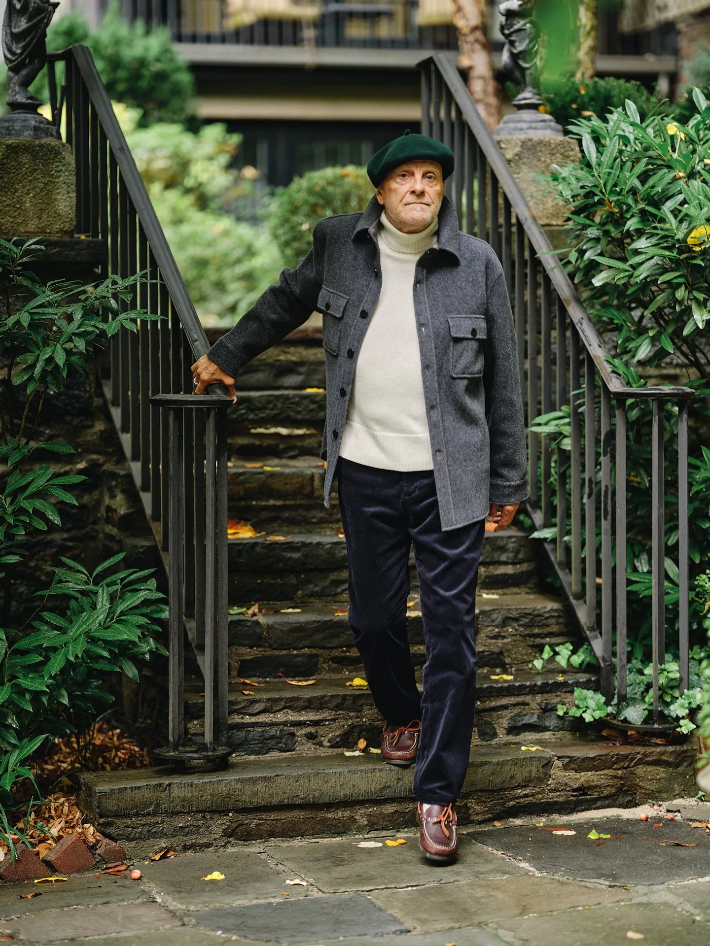 CPO Shirt Jacket in Charcoal Wool alpine adventure wear