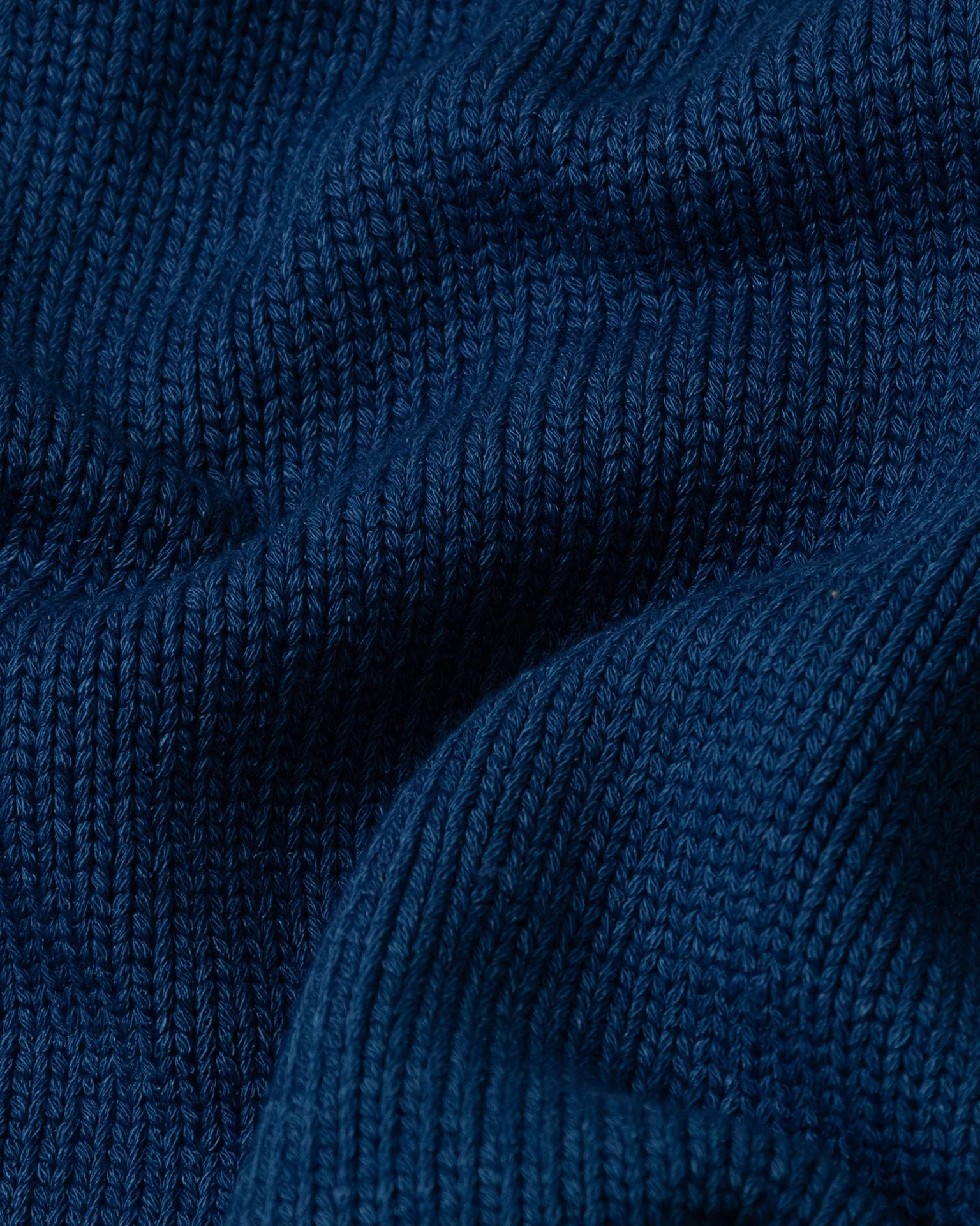 Deep Sea Fisherman's Sweater in Indigo gentle fit
