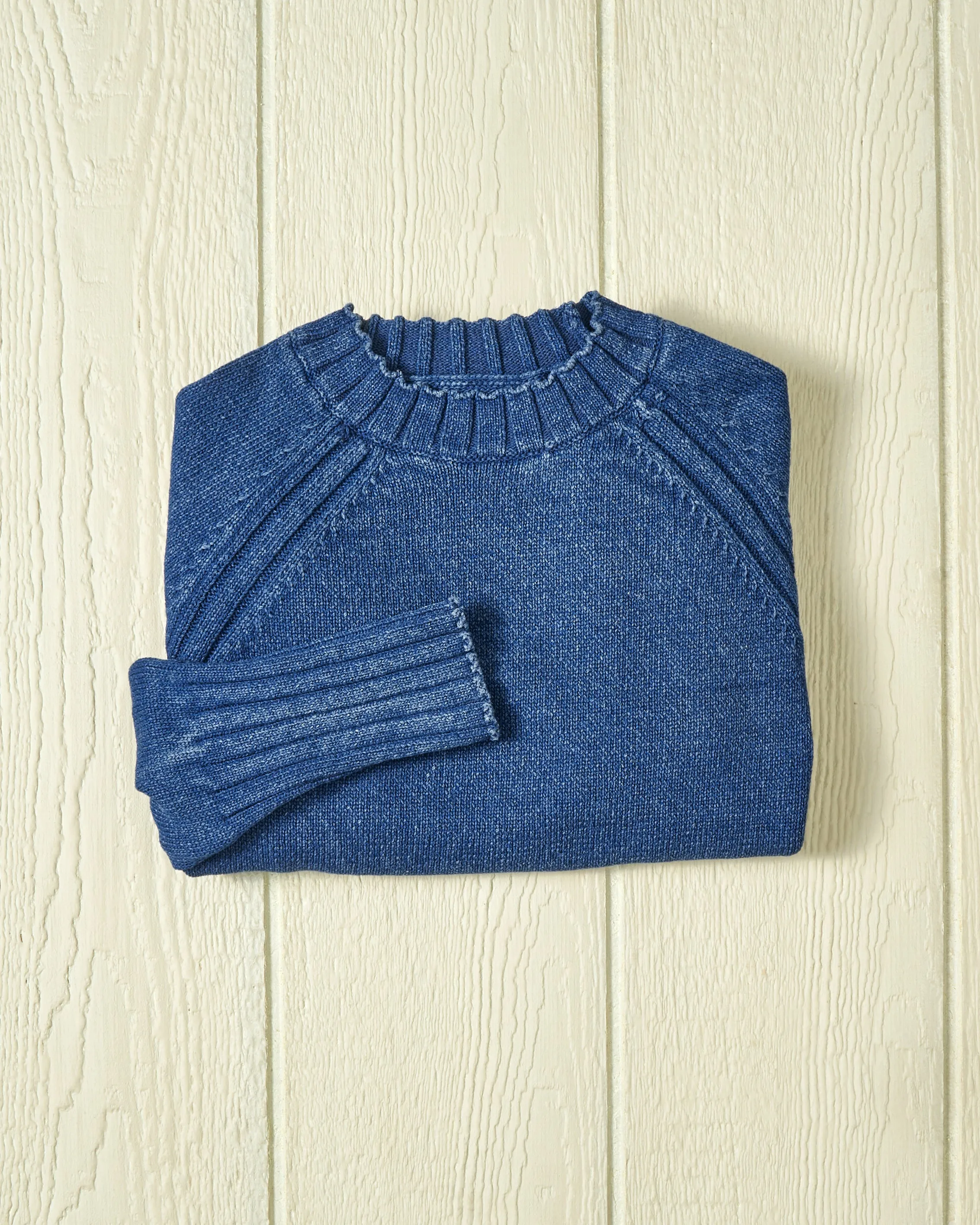 Deep Sea Quaker Crewneck Sweater in Indigo daily ritual