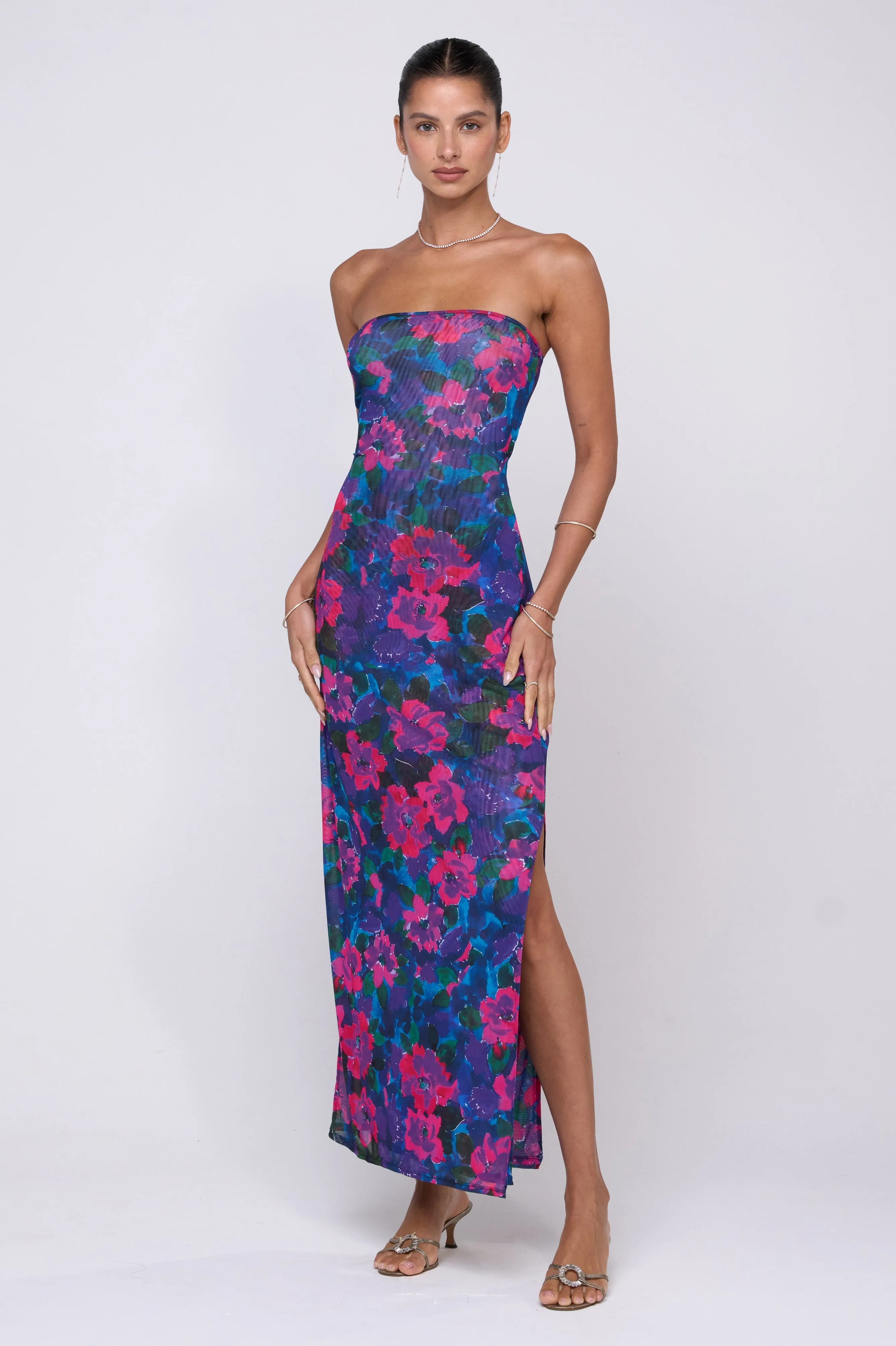 Demi Mesh Dress in Lanai open air event