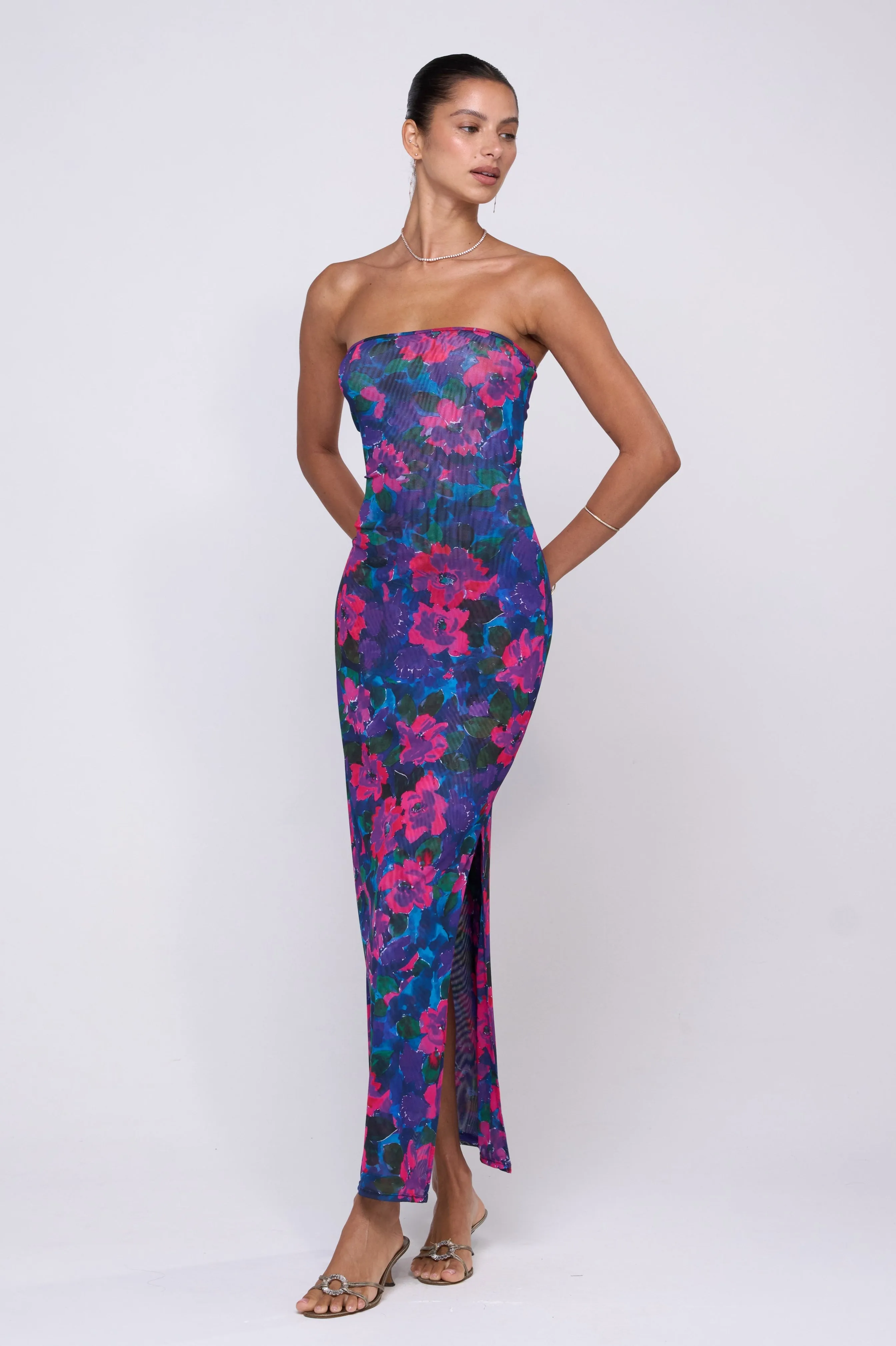 Demi Mesh Dress in Lanai body positivity
