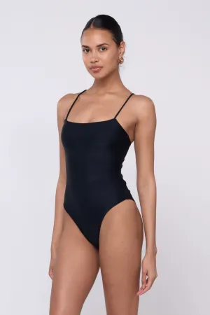 Dominick One Piece in Black family gathering