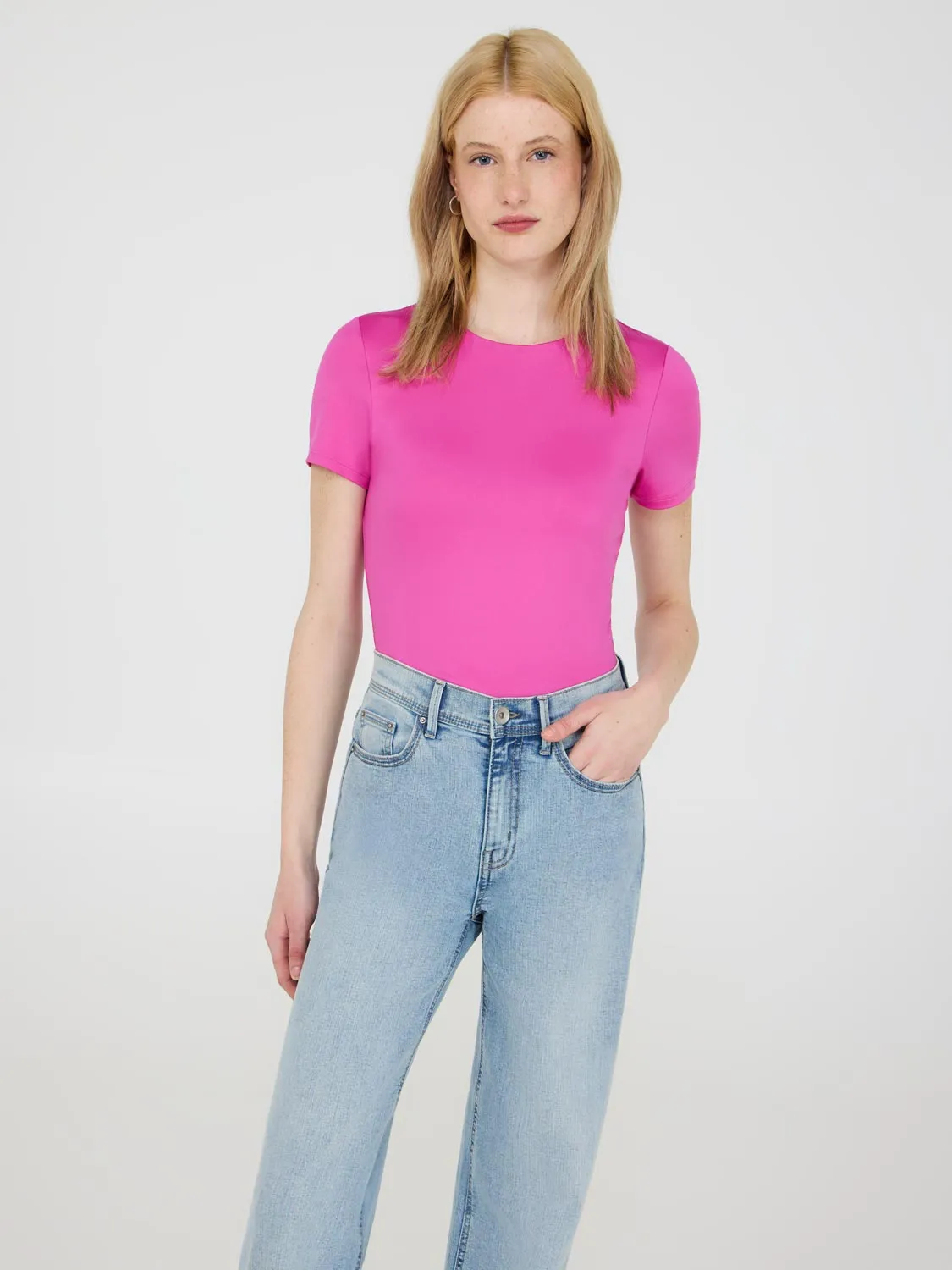 Double Layer Crew Neck T-Shirt Beach Walks