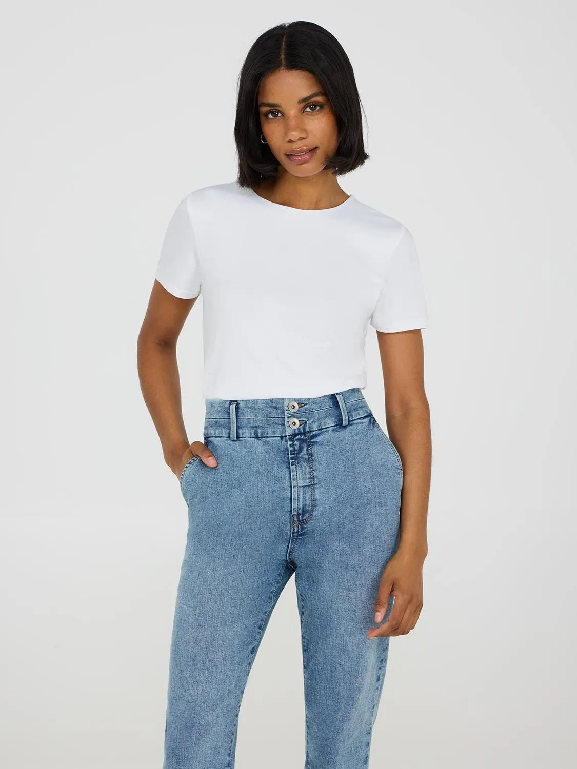 Double Layer Crew Neck T-Shirt City Strolls