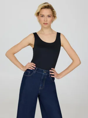 Double Layer Scoop Neck Tank Top quick change