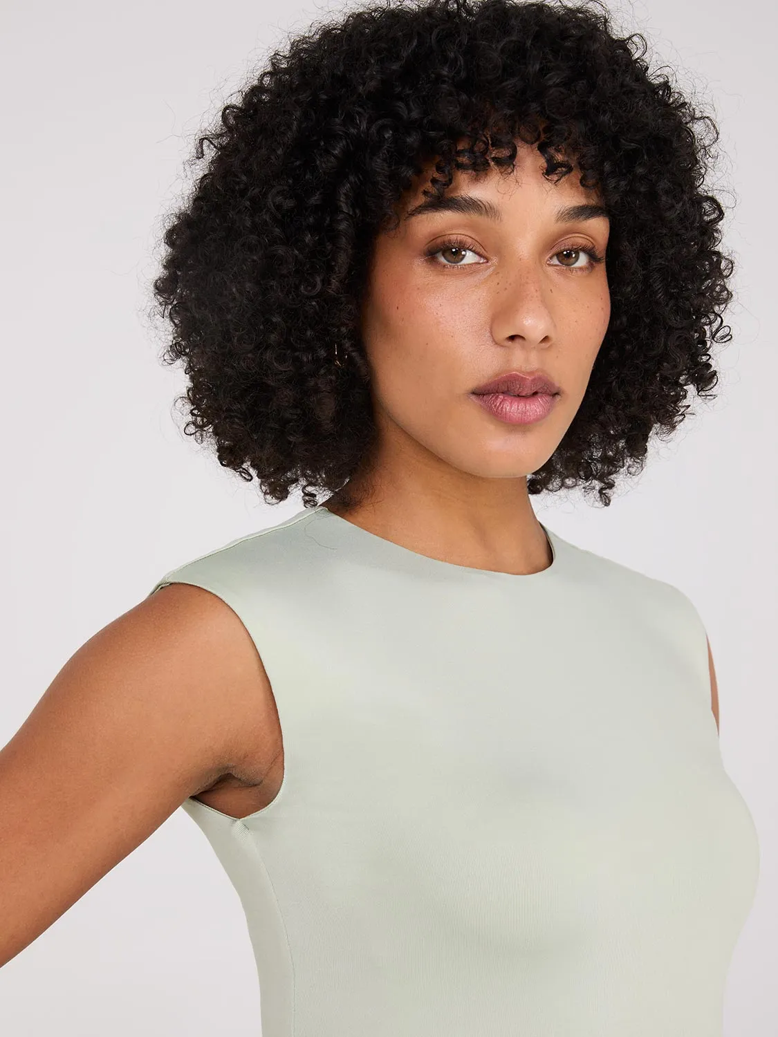 Double Layer Sleeveless Top simple elegance