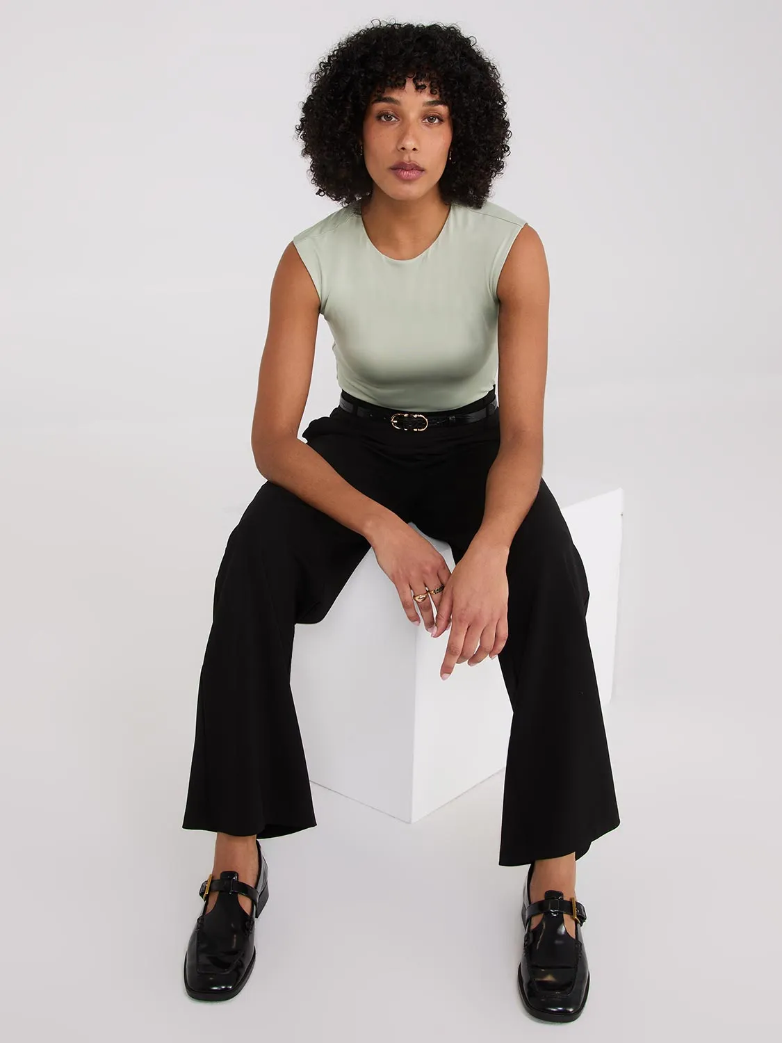 Double Layer Sleeveless Top fashion base