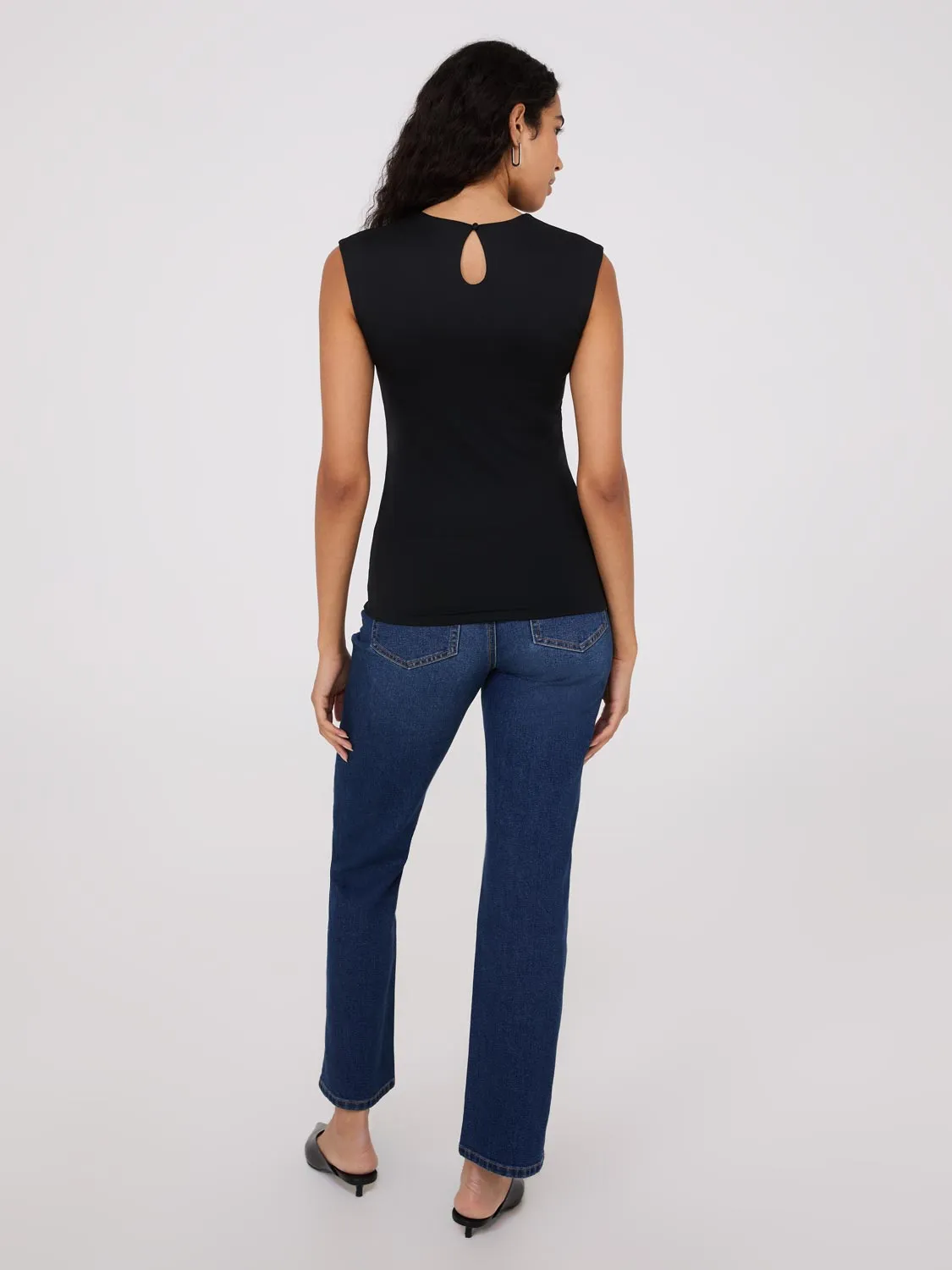 Double Layer Sleeveless Top gym ease