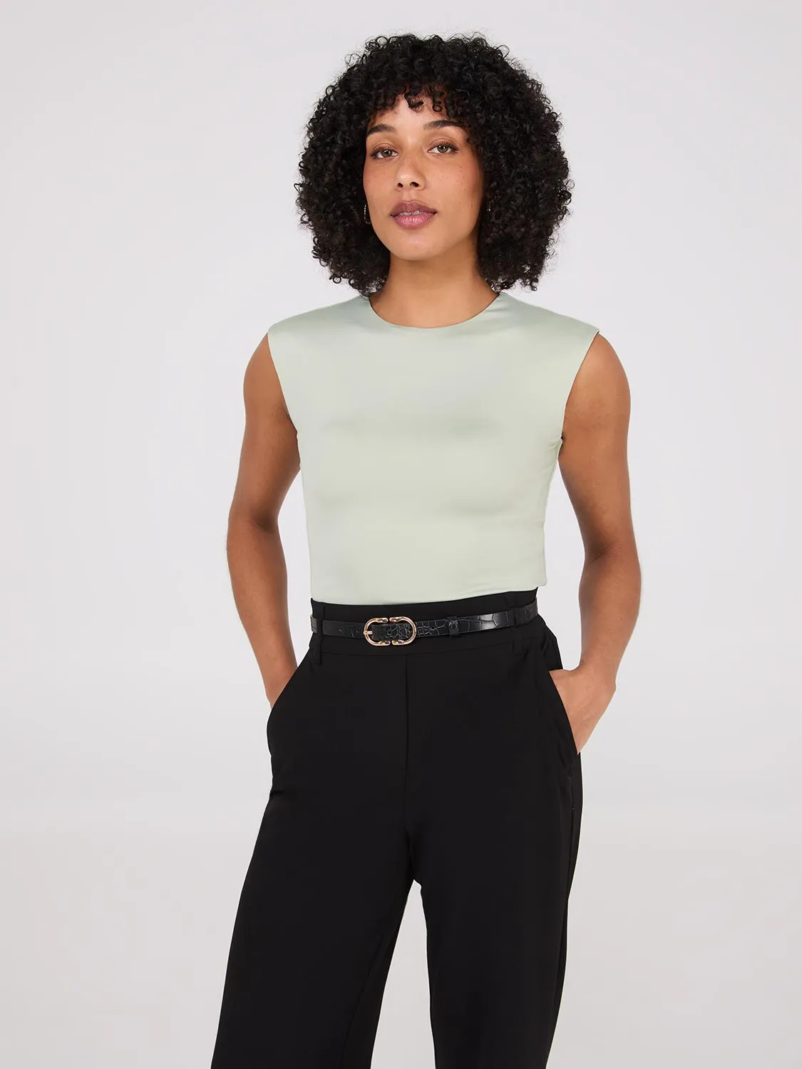 Double Layer Sleeveless Top cool fusion